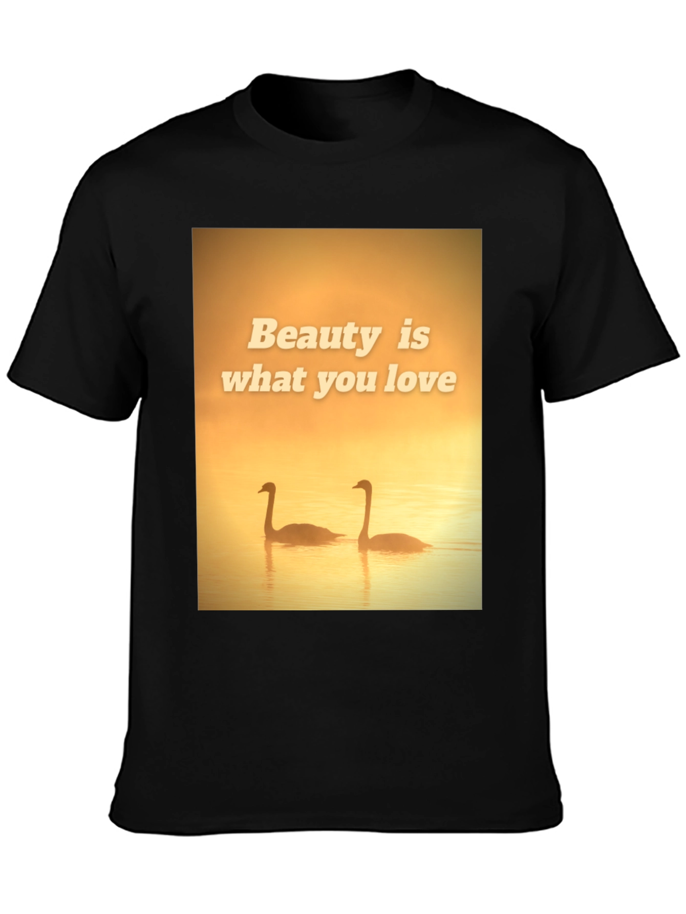 Beauty Swans Graphic T-Shirt