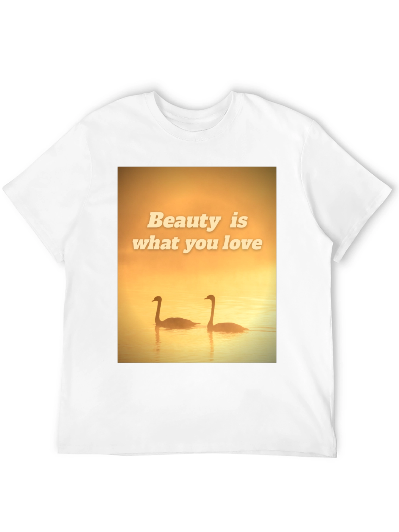 Beauty Swans Graphic T-Shirt