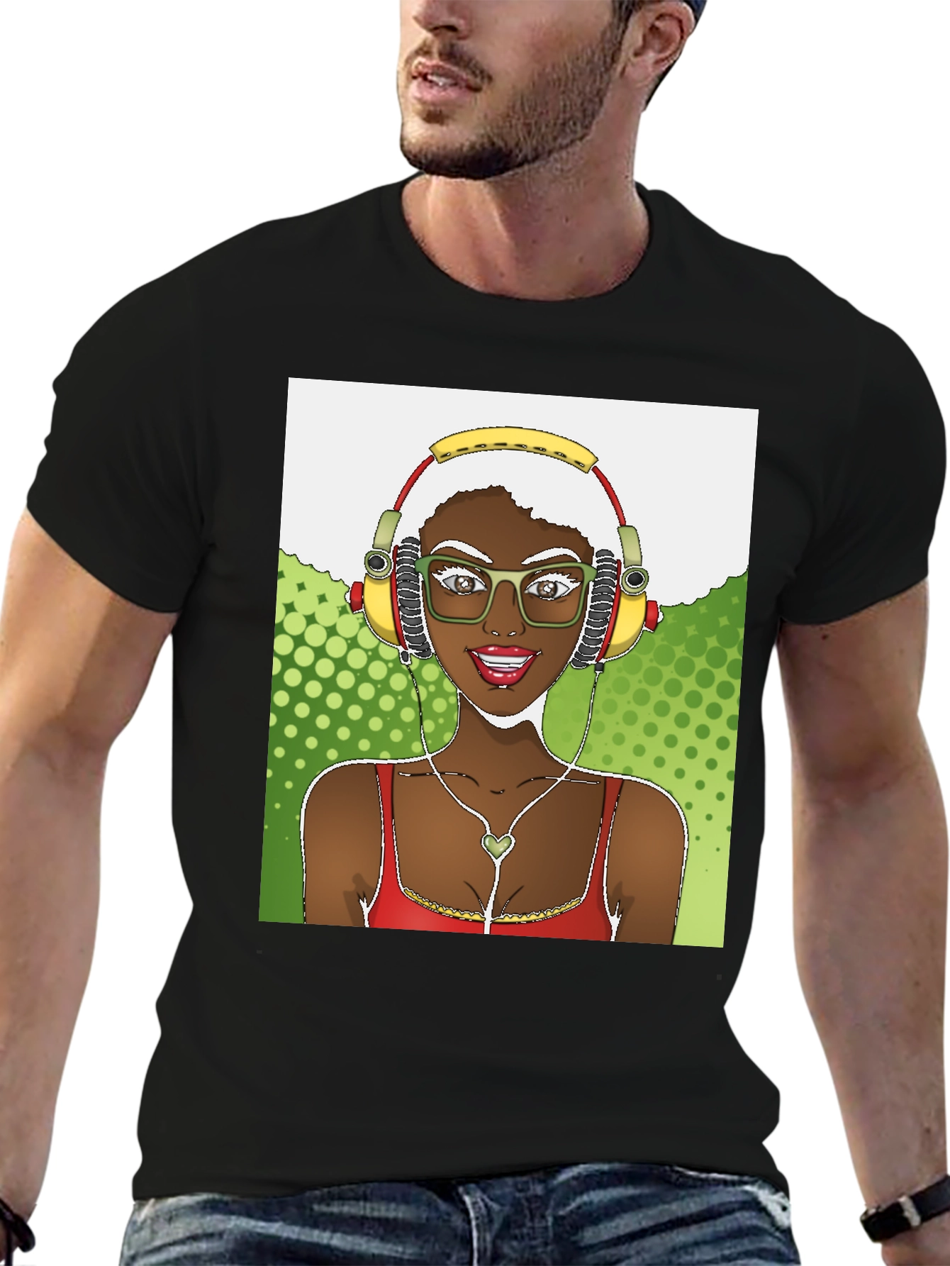 Afro Girl Graphic T-Shirt
