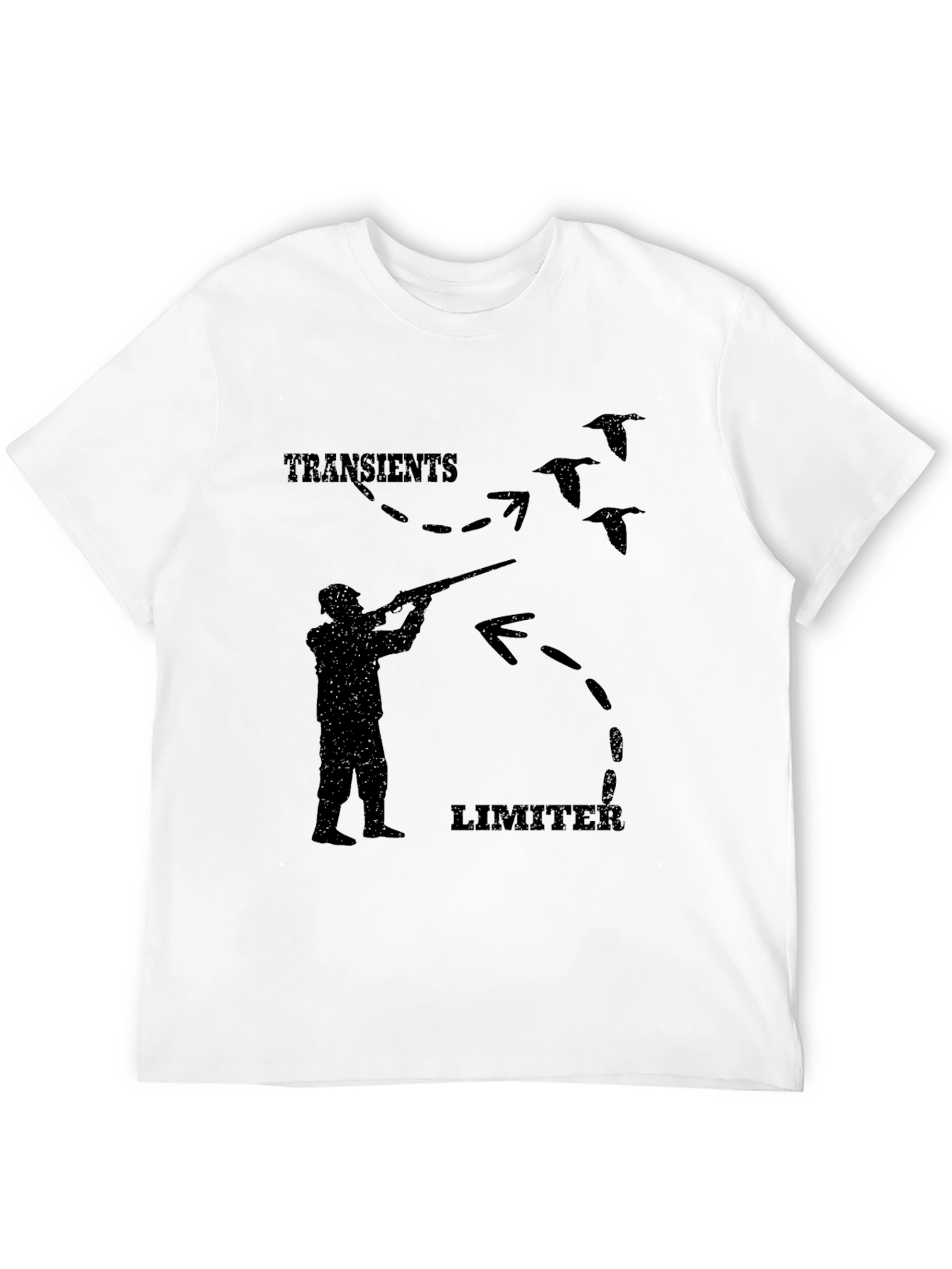 Transients Limiter Black Graphic Tee