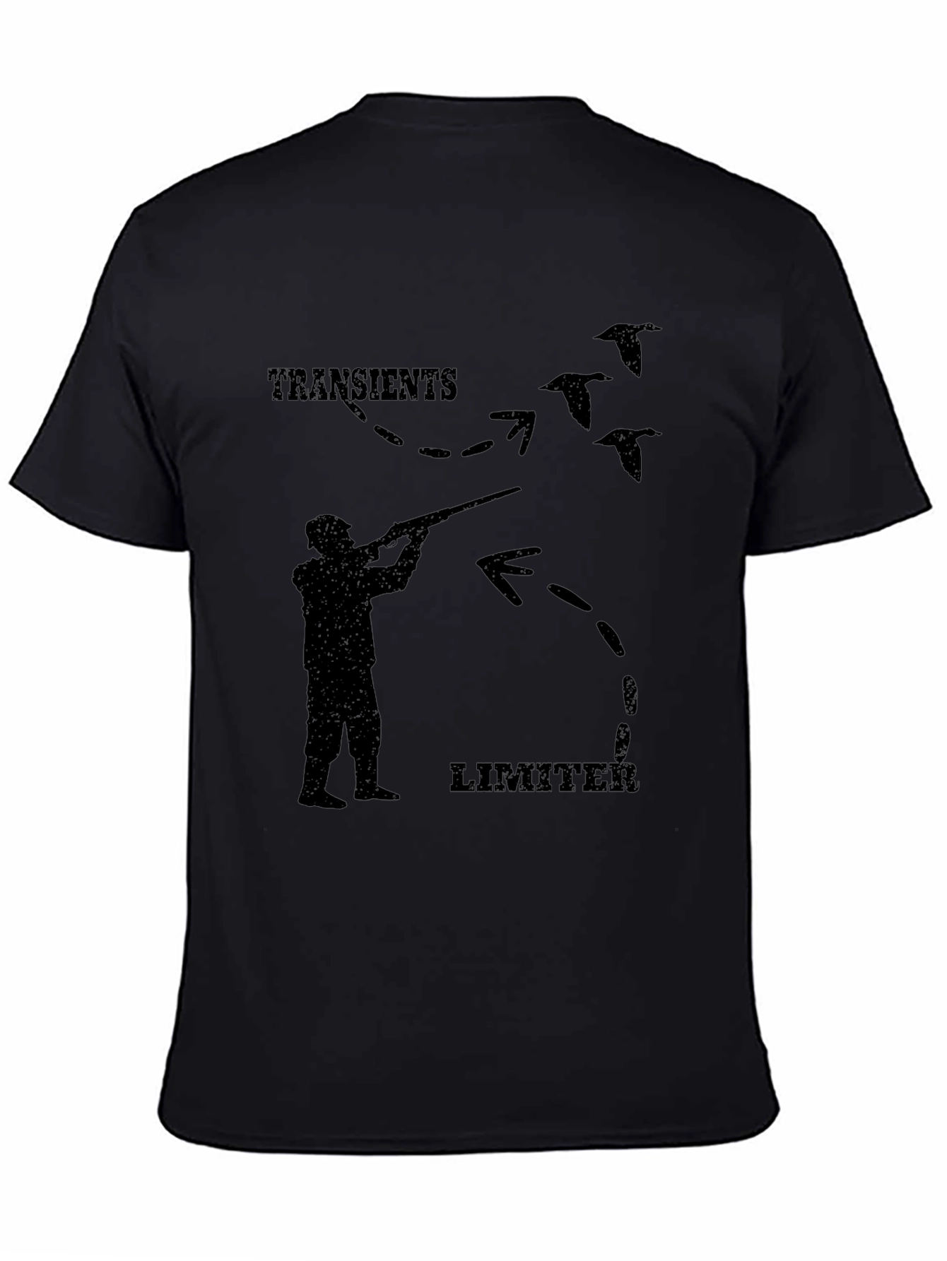 Transients Limiter Black Graphic Tee