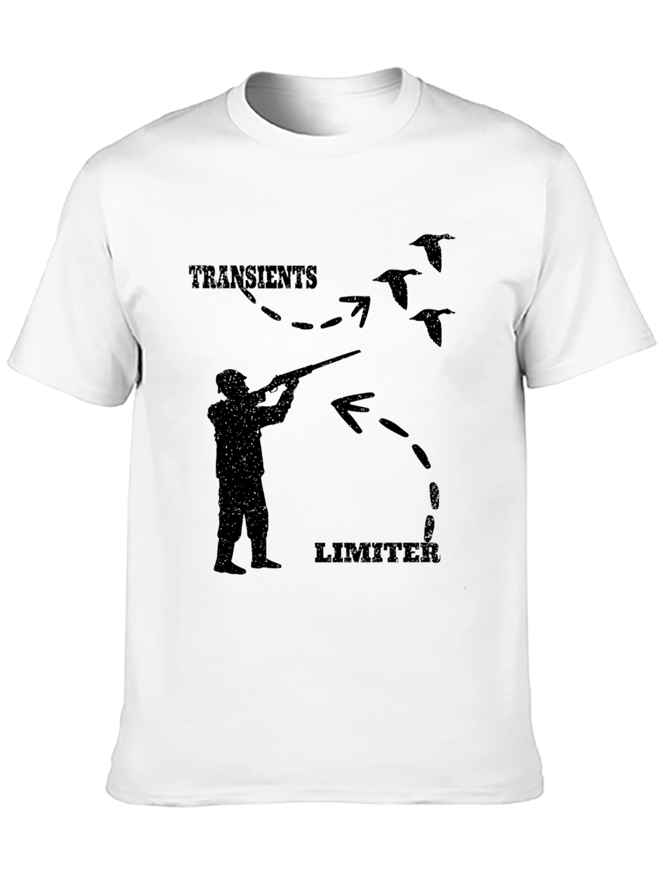 Transients Limiter Black Graphic Tee