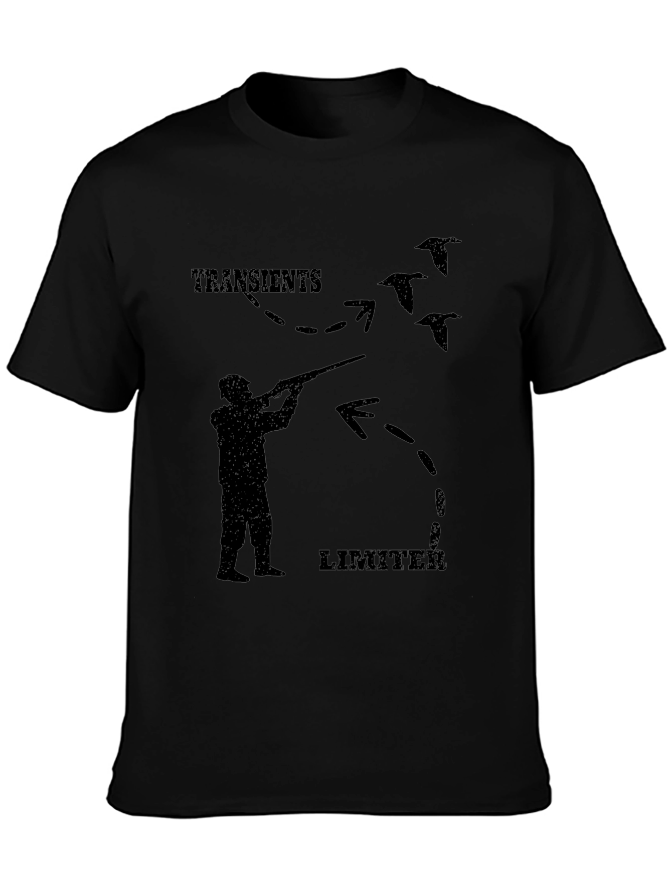 Transients Limiter Black Graphic Tee