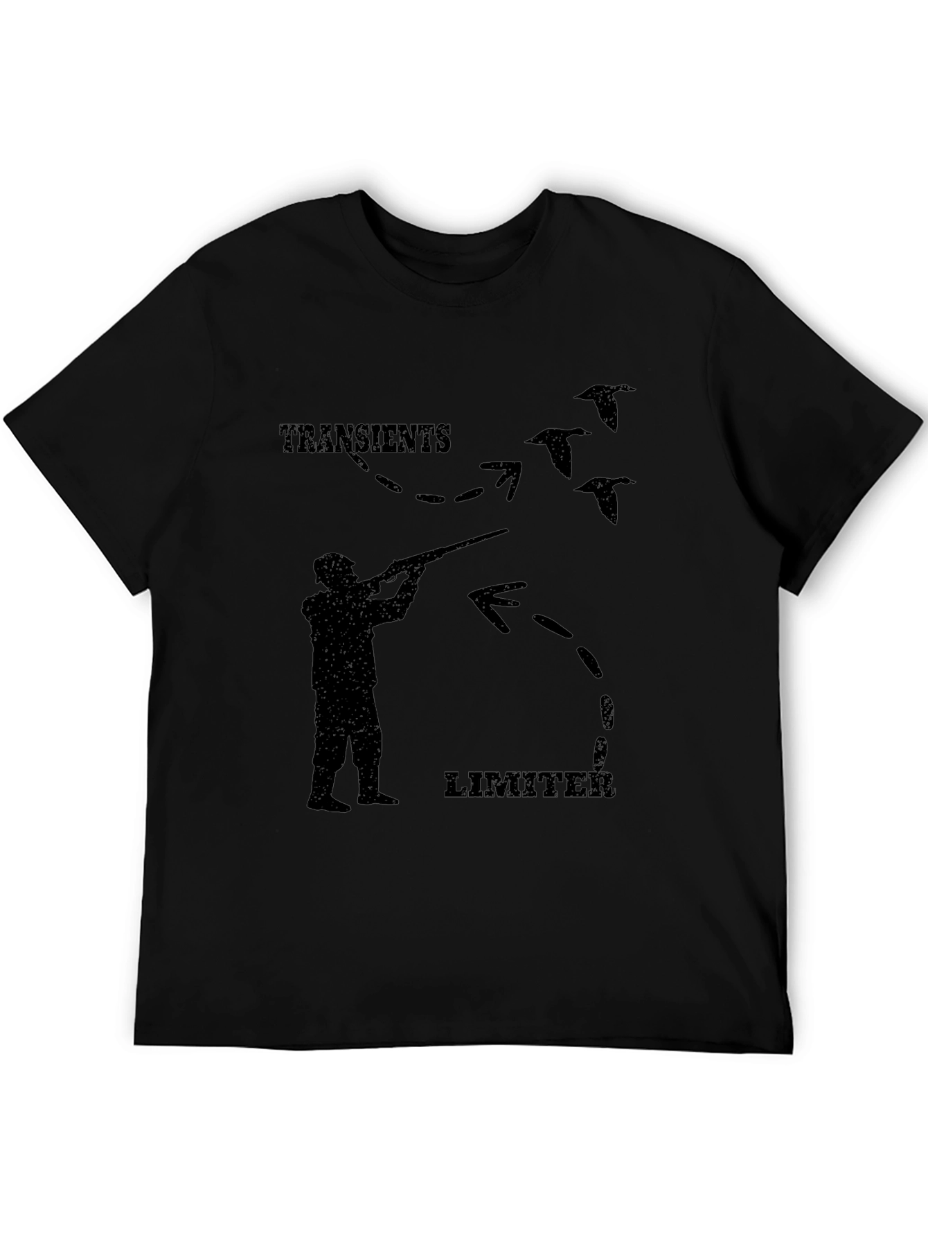 Transients Limiter Black Graphic Tee