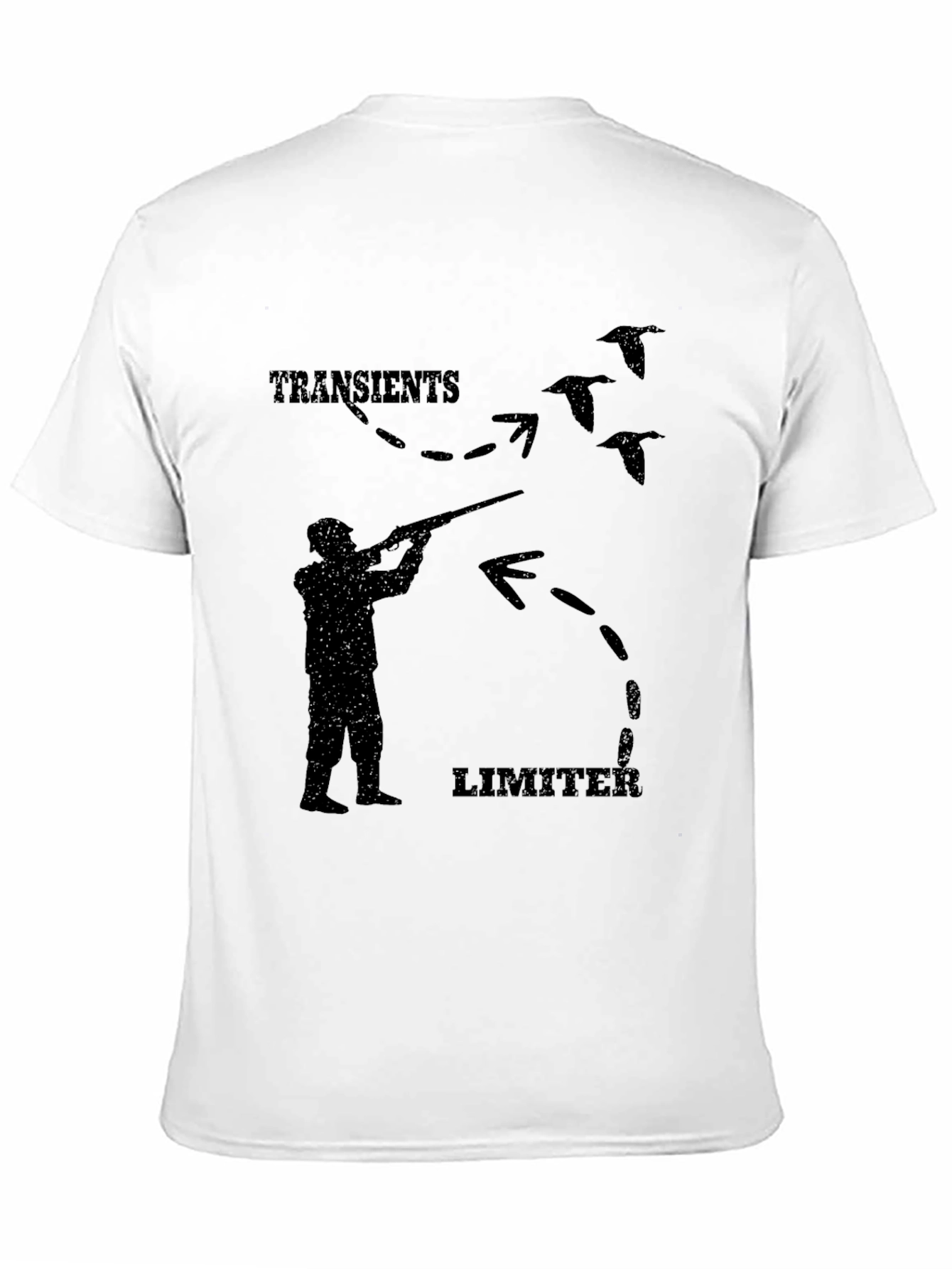 Transients Limiter Black Graphic Tee