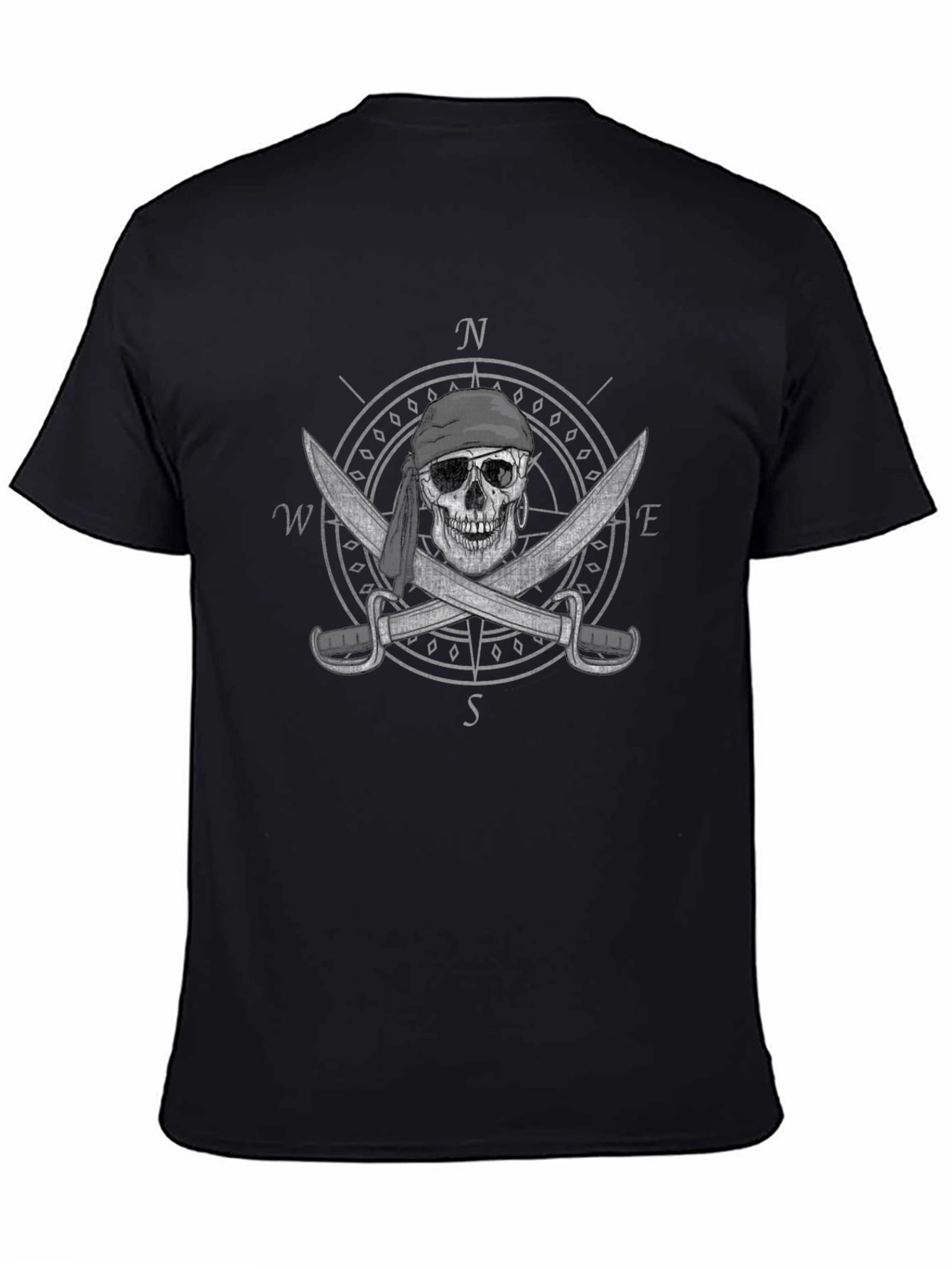 Pirate Skull & Swords Graphic T-Shirt