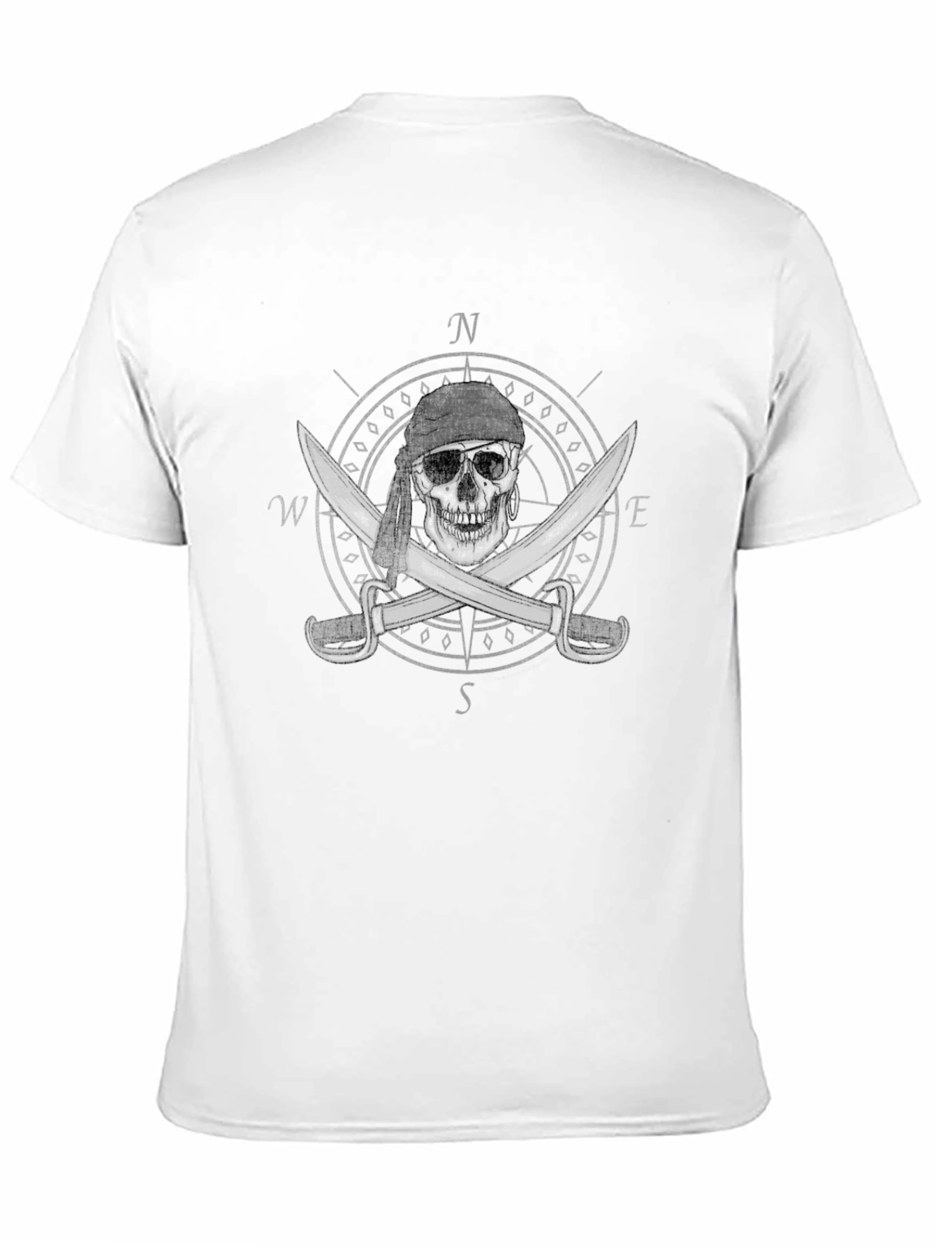 Pirate Skull & Swords Graphic T-Shirt