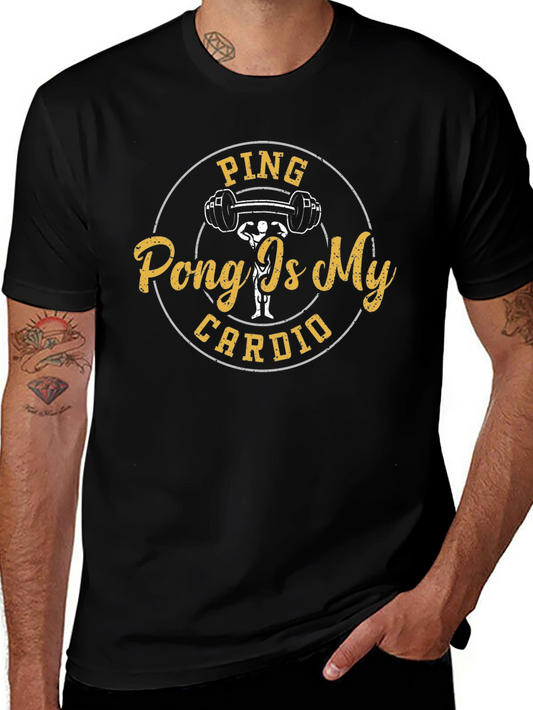 Ping Pong Is My Cardio Graphic T-Shirt