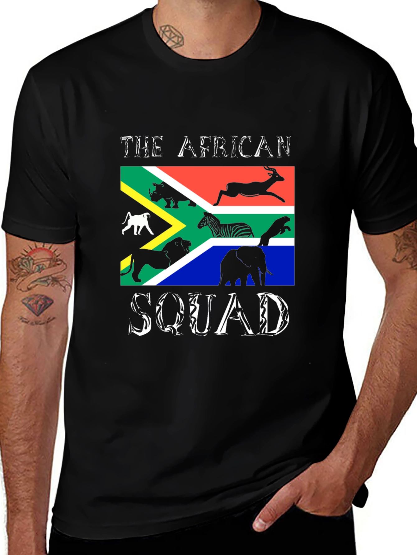 African Squad Graphic T-Shirt