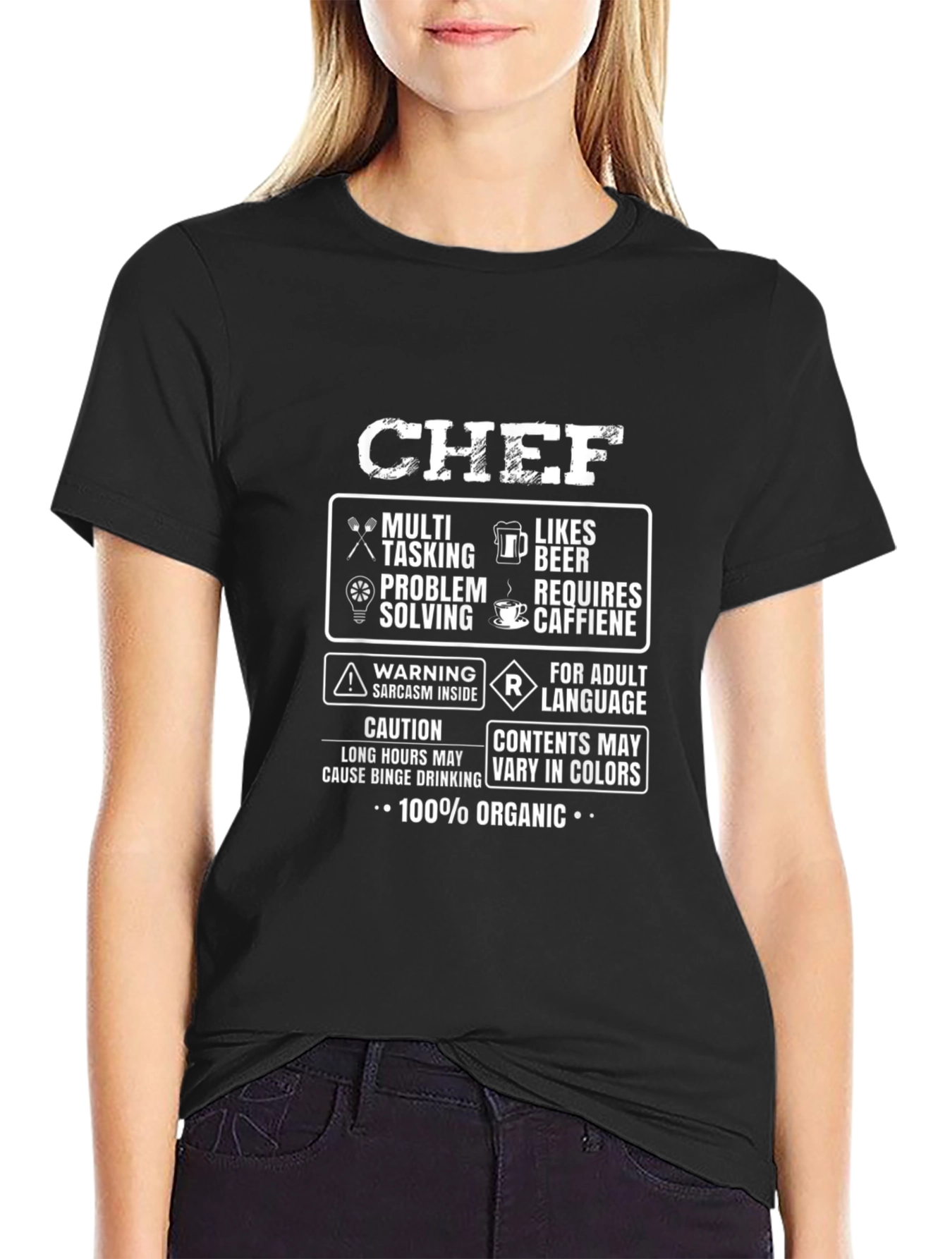 Chef Warning Funny T-Shirt