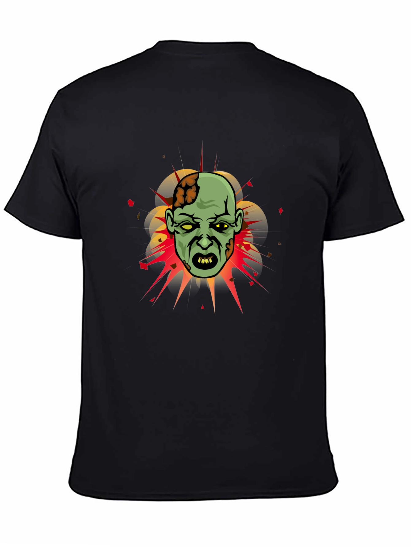 Zombie Graphic Tee - Horror Cartoon T-Shirt