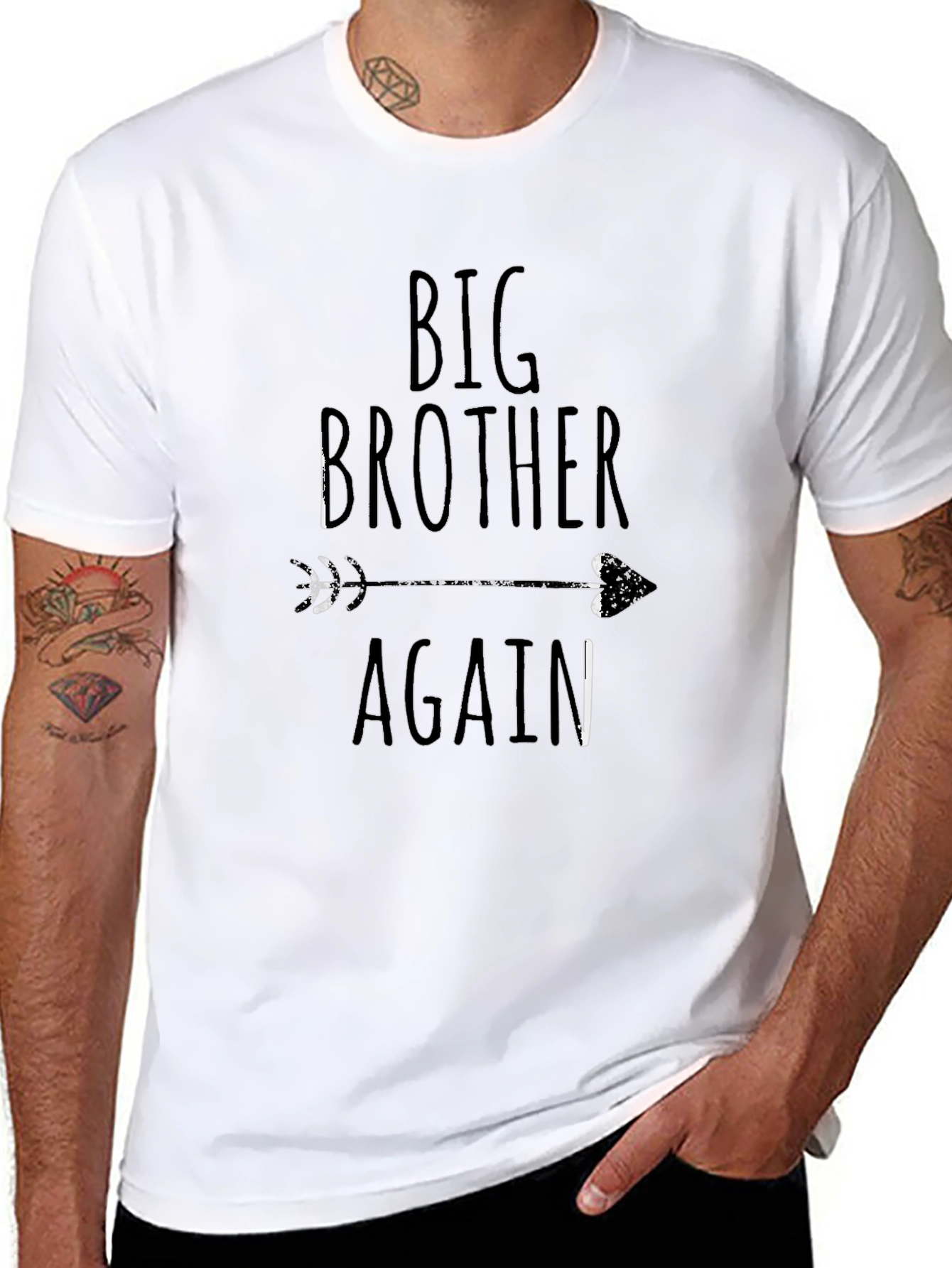 Big Brother Again T-Shirt - New Sibling Announcement