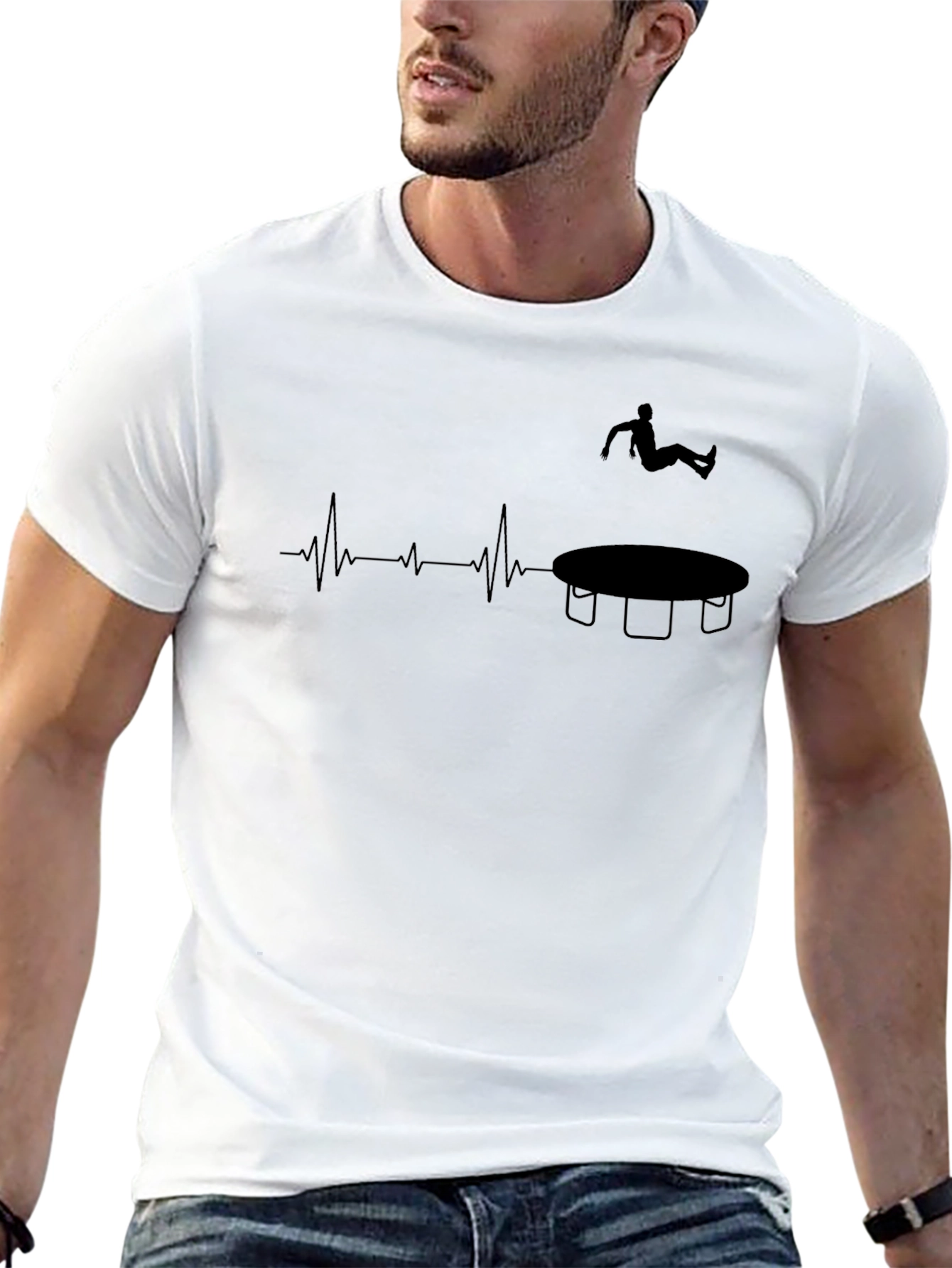Trampoline Heartbeat T-Shirt: Jump to Life!