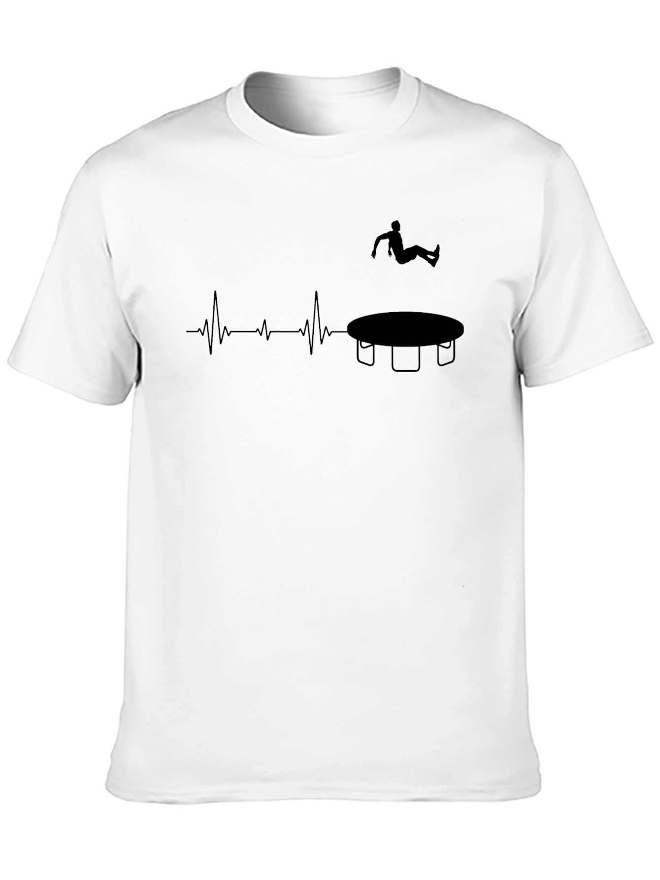 Trampoline Heartbeat T-Shirt: Jump to Life!