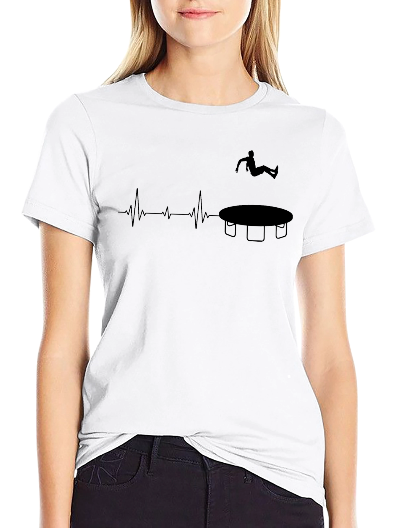 Trampoline Heartbeat T-Shirt: Jump to Life!