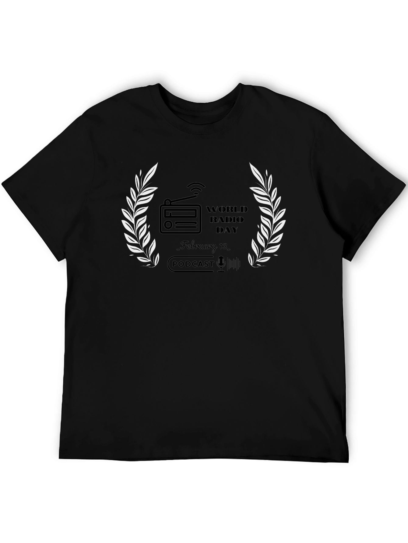 World Radio Day February 13 Podcast T-Shirt