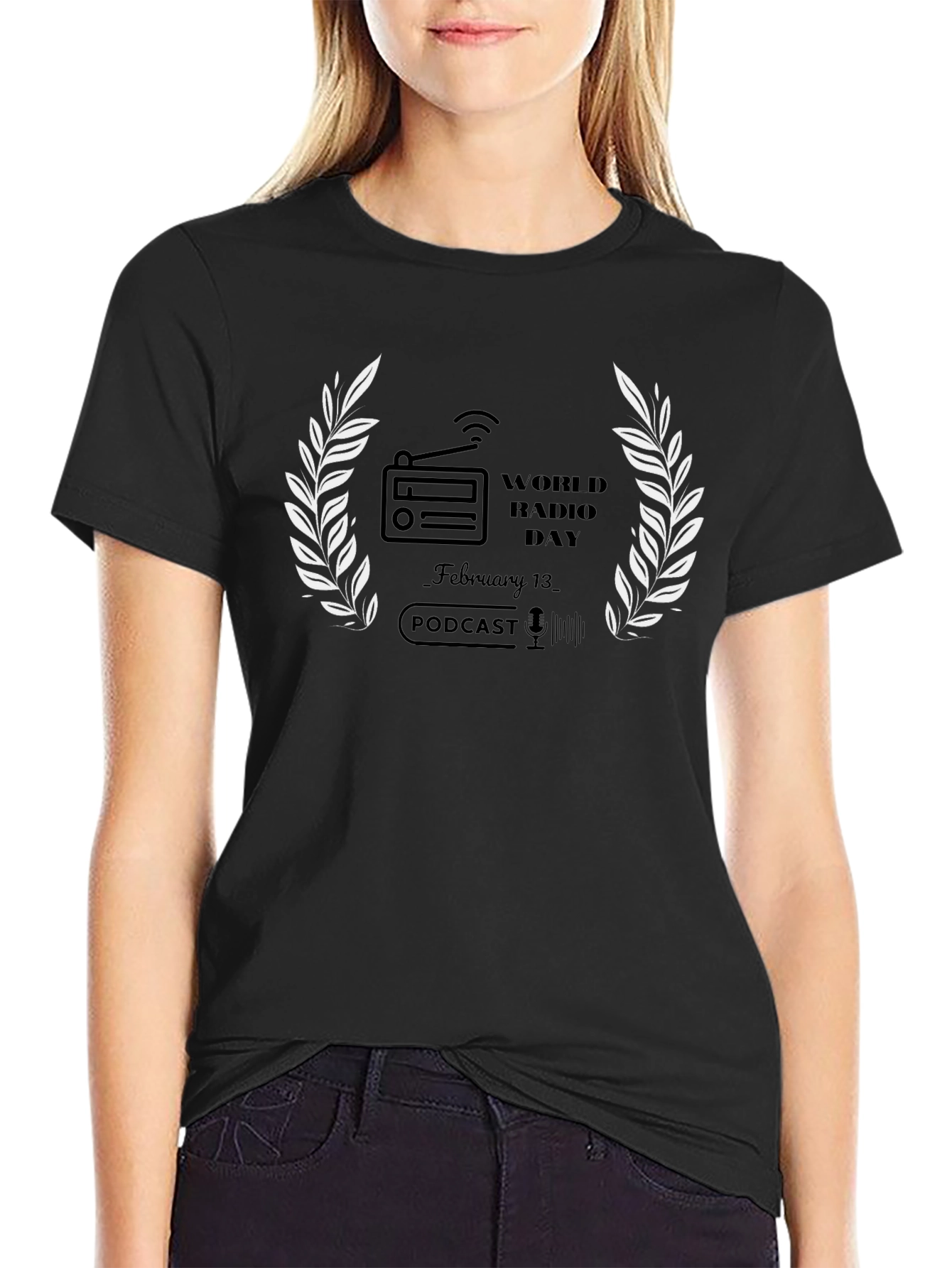 World Radio Day February 13 Podcast T-Shirt