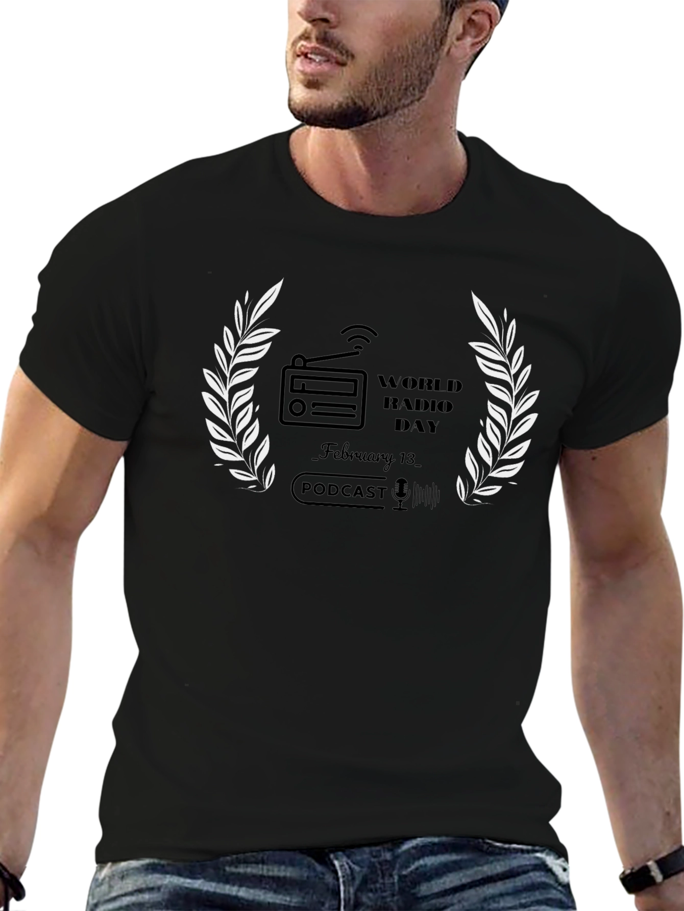 World Radio Day February 13 Podcast T-Shirt