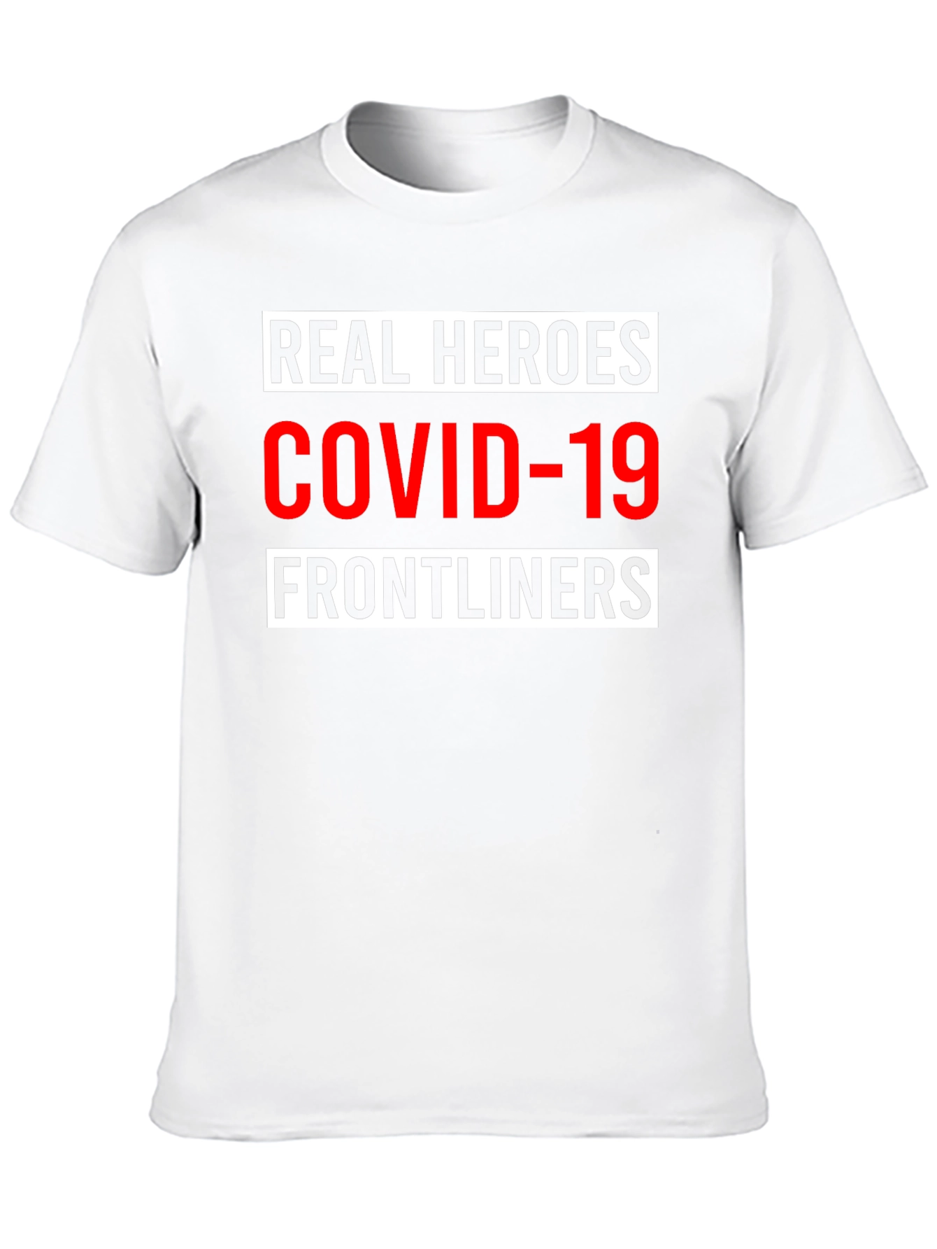 Real Heroes COVID-19 Frontliners Graphic Tee