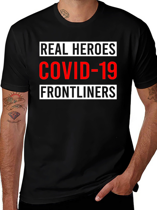 Real Heroes COVID-19 Frontliners Graphic Tee