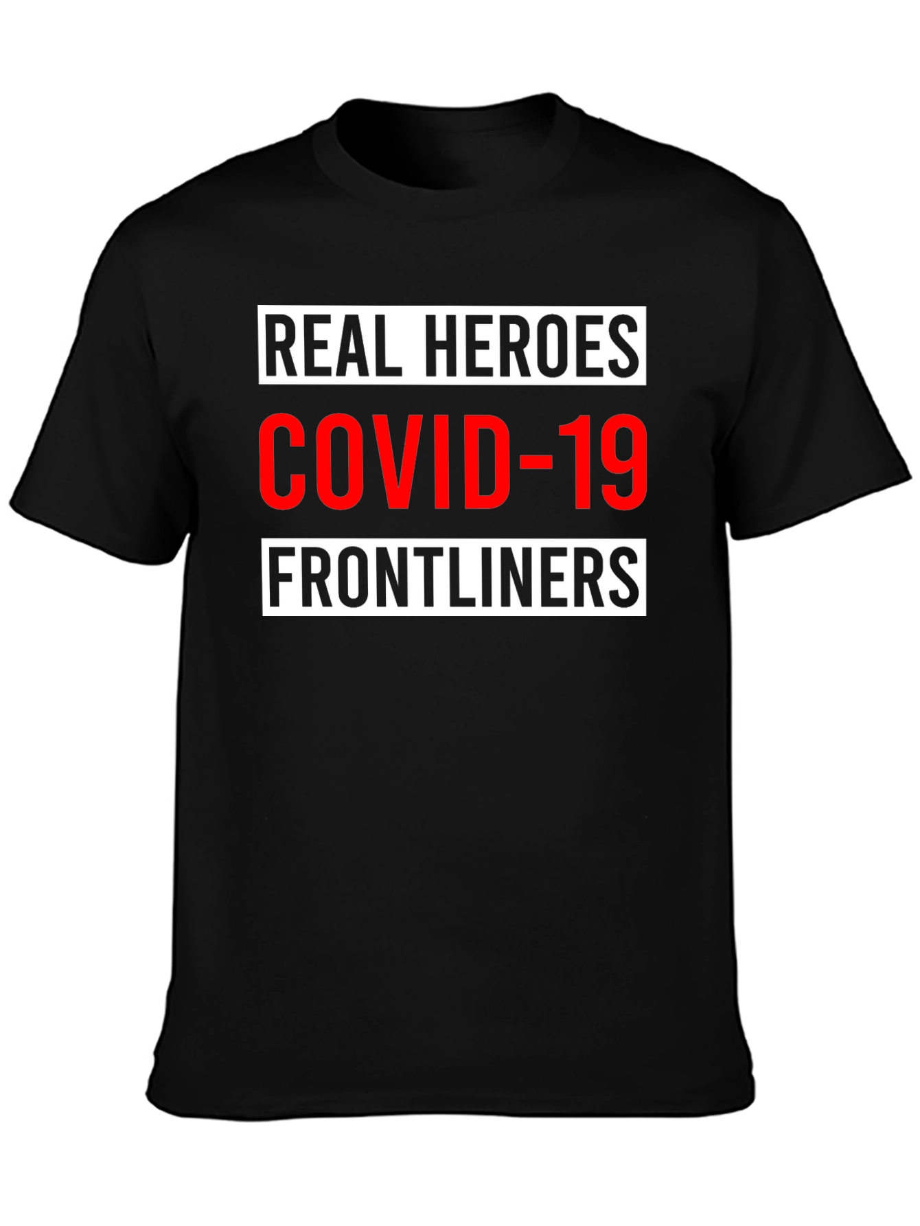 Real Heroes COVID-19 Frontliners Graphic Tee