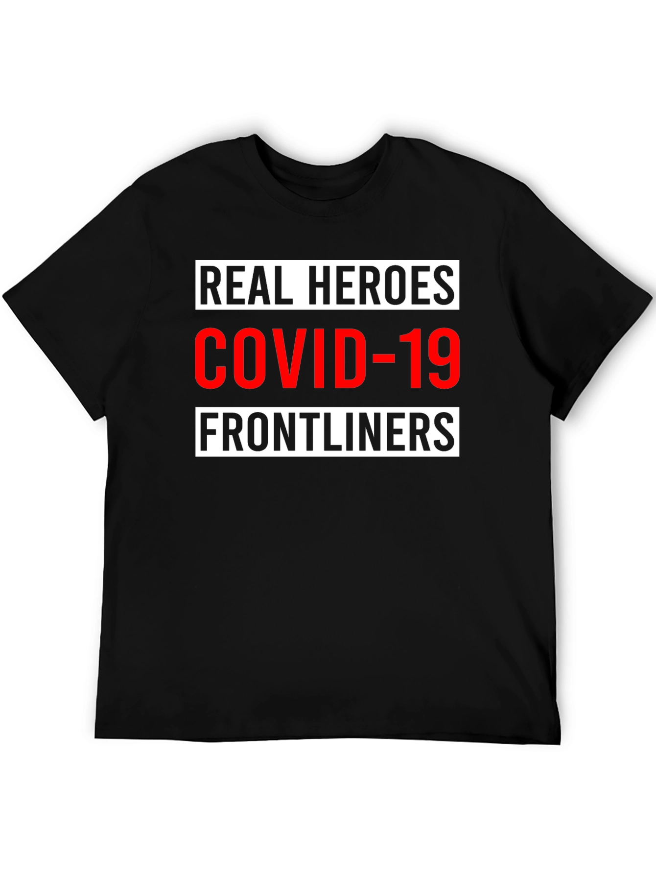 Real Heroes COVID-19 Frontliners Graphic Tee