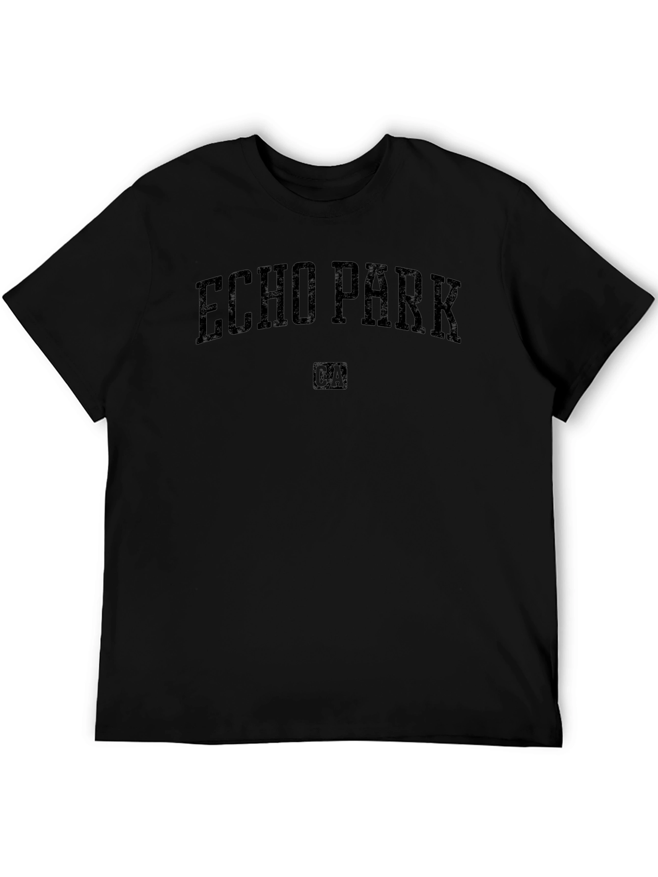 Echo Park CA Black Graphic T-Shirt