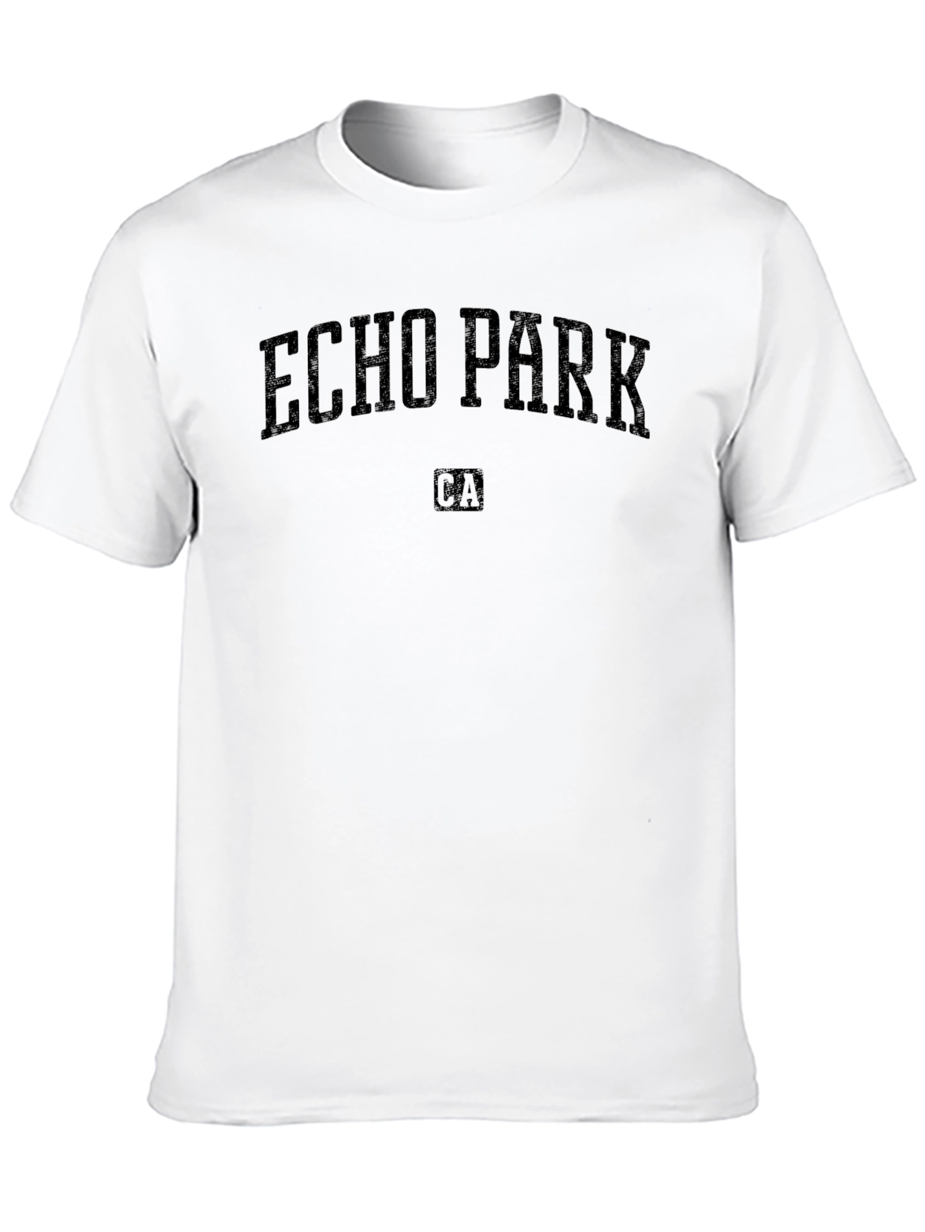 Echo Park CA Black Graphic T-Shirt