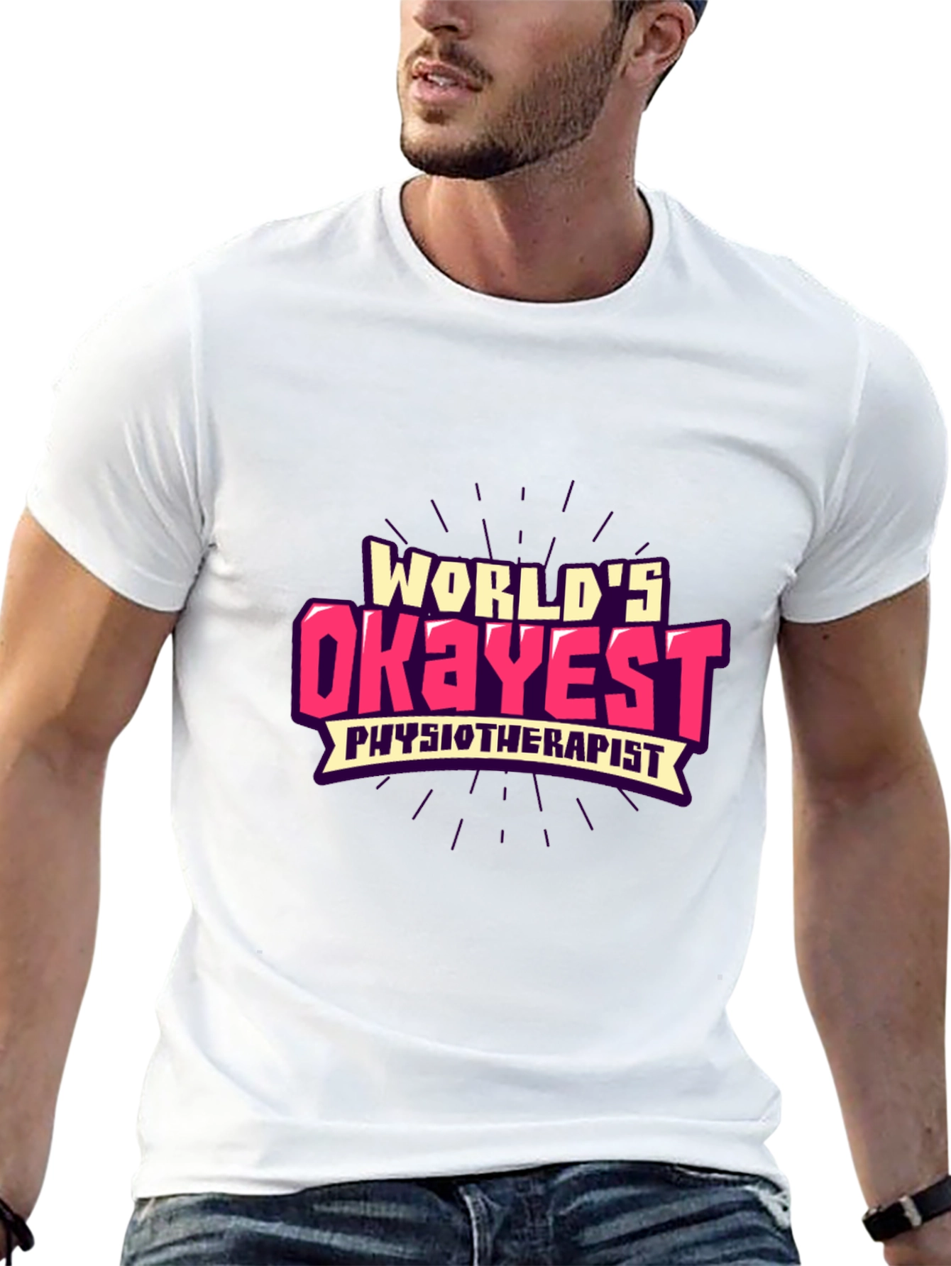 Worlds Okayest Physiotherapist Graphic Tee