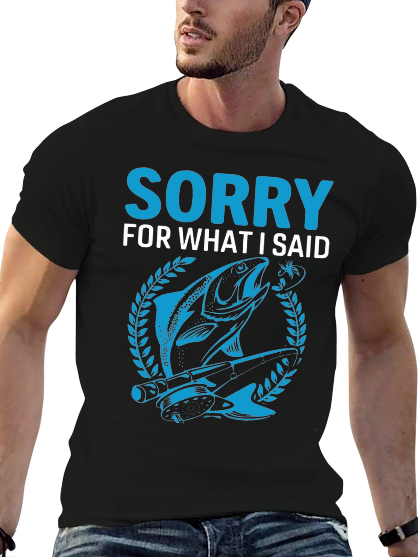 Fishing Apology Graphic Tee