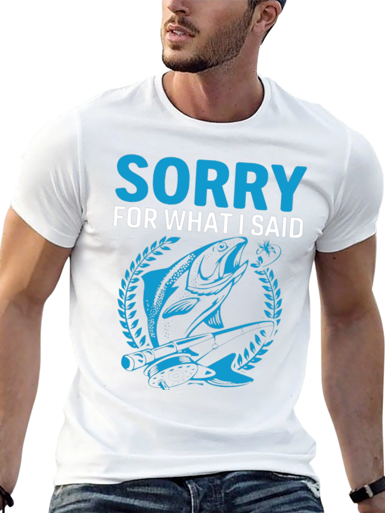 Fishing Apology Graphic Tee