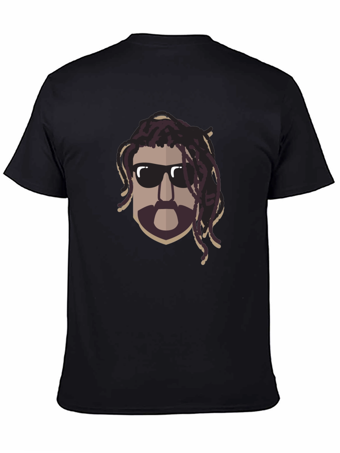 Cool Dude Graphic Tee - Black Cotton Blend