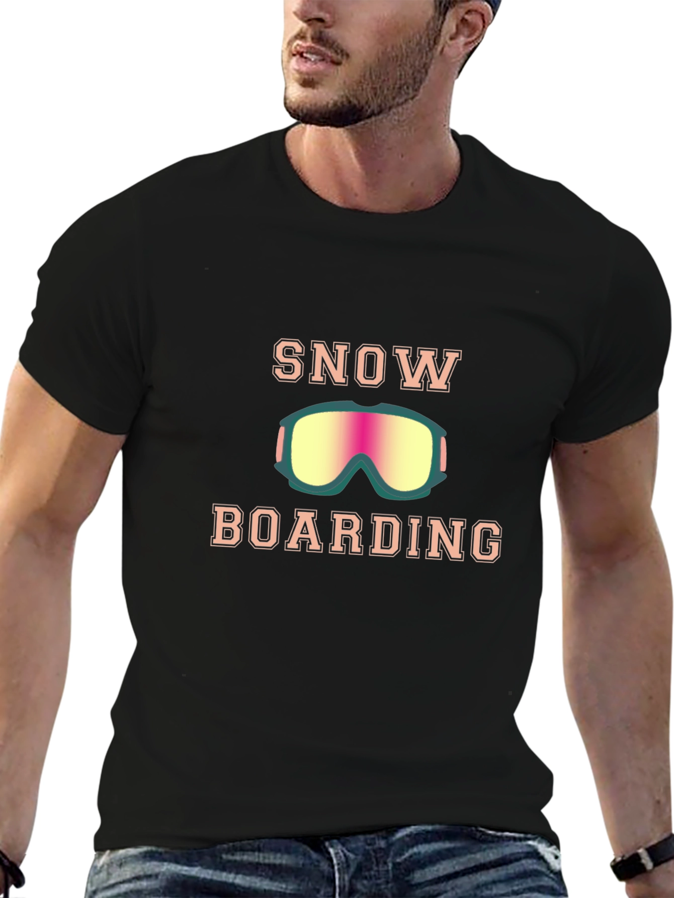 Snowboarding Goggles Graphic Tee