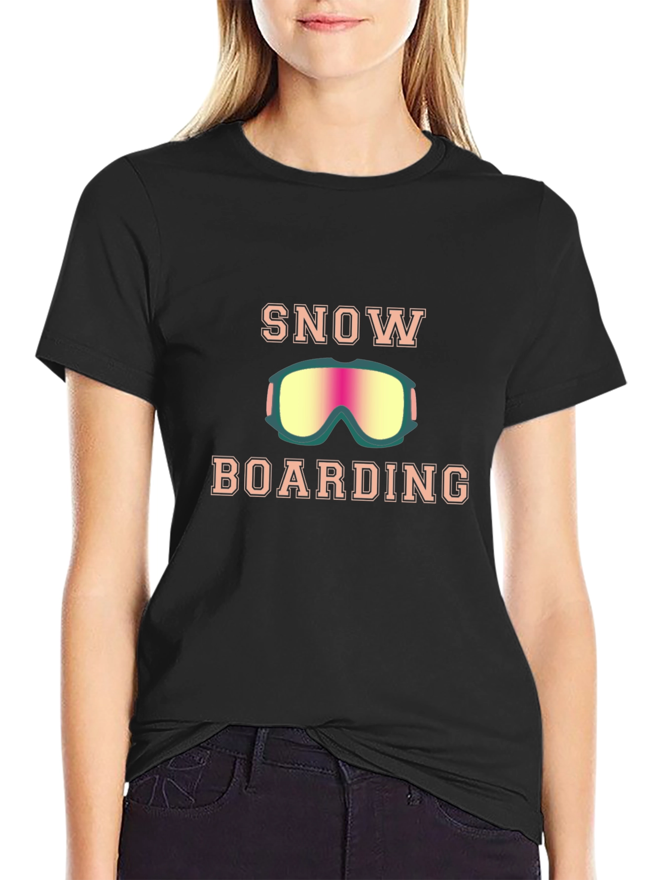 Snowboarding Goggles Graphic Tee