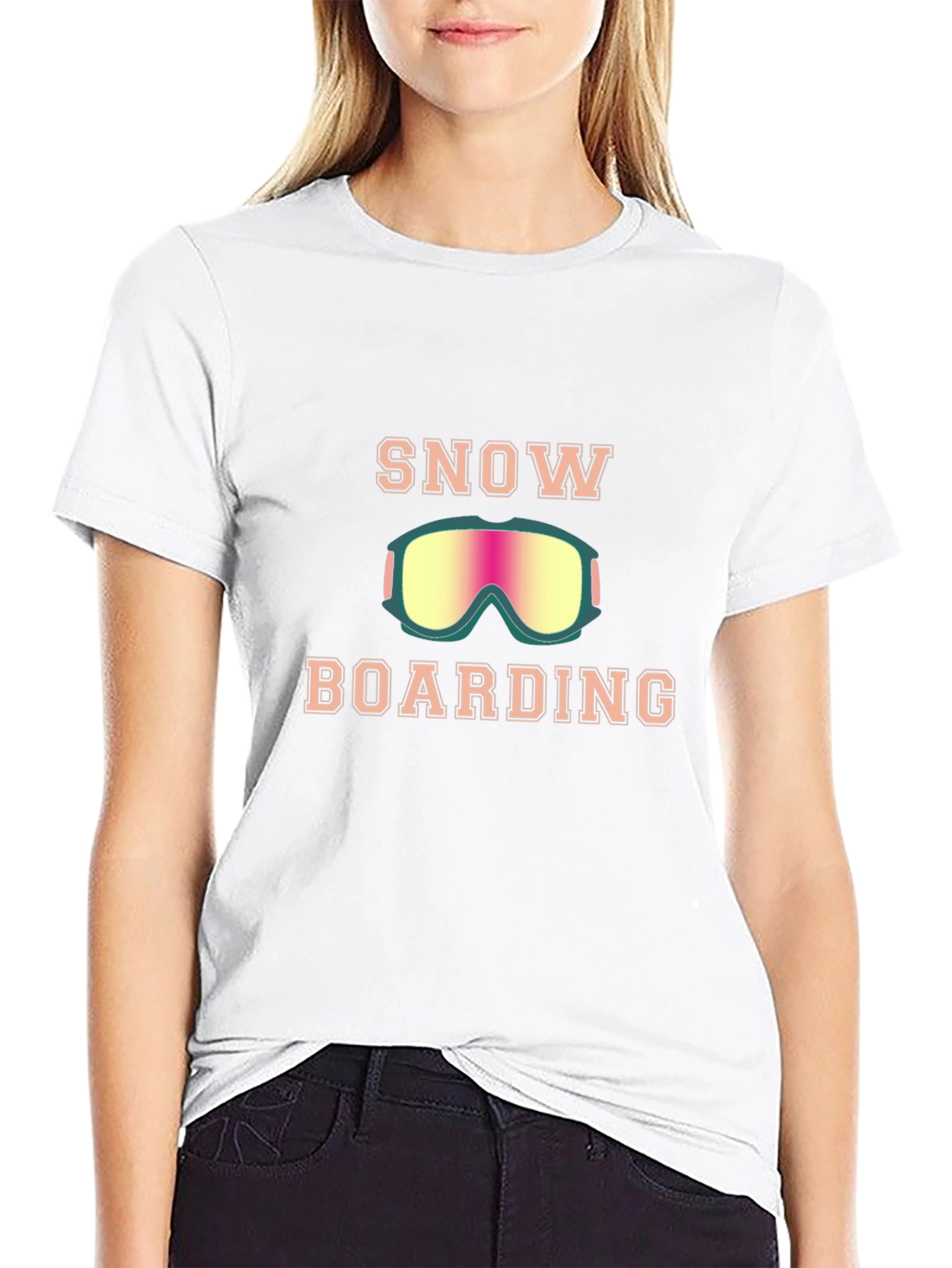 Snowboarding Goggles Graphic Tee