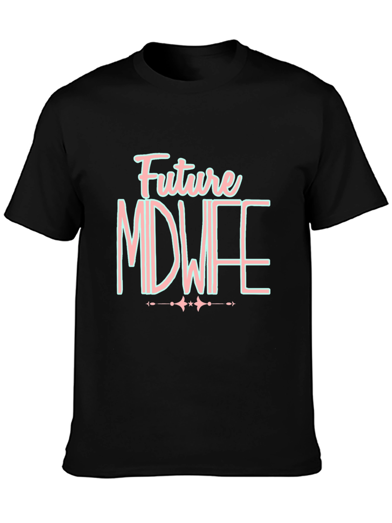 Future Midwife T-Shirt - Black Cotton Tee