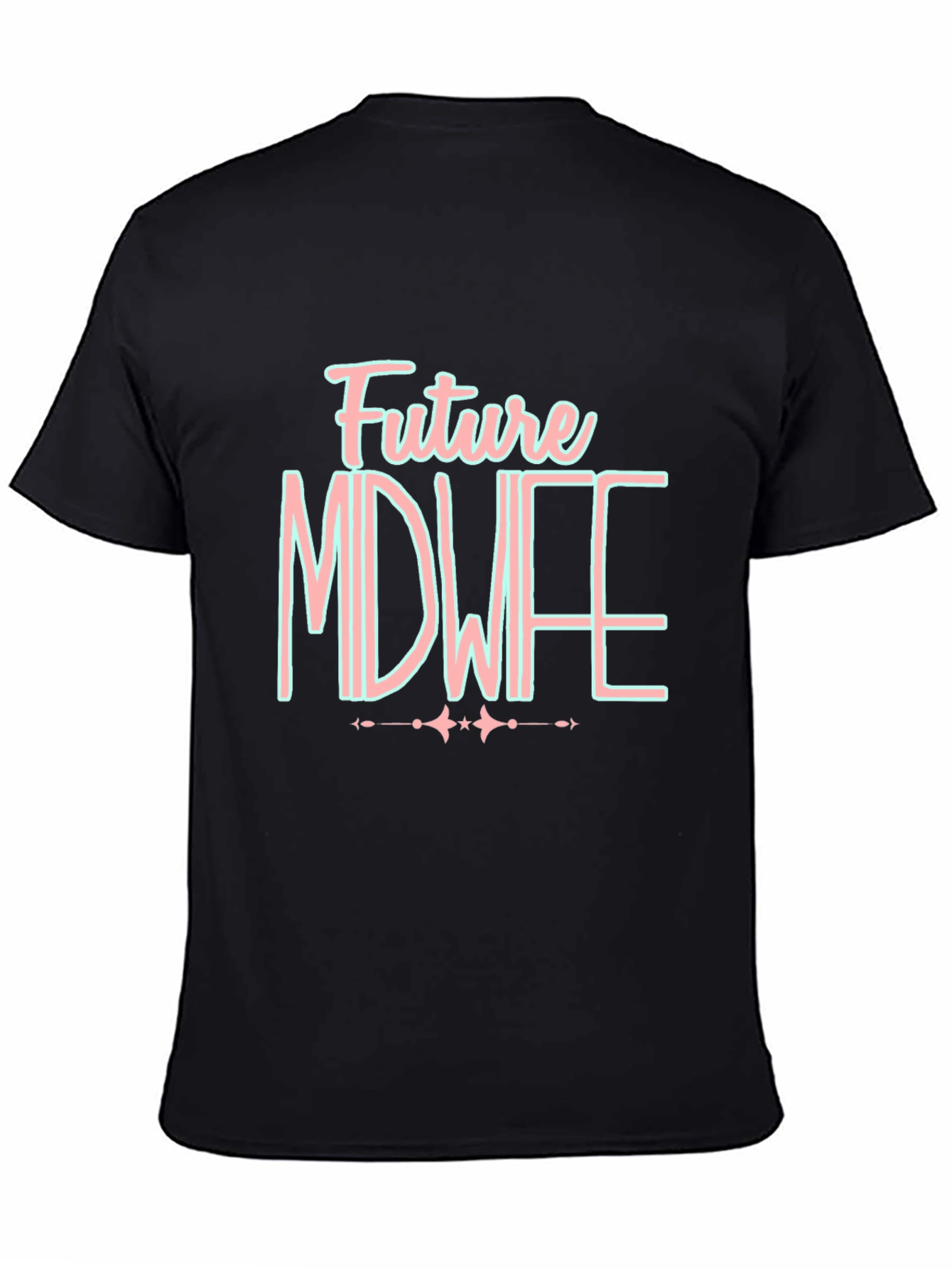 Future Midwife T-Shirt - Black Cotton Tee