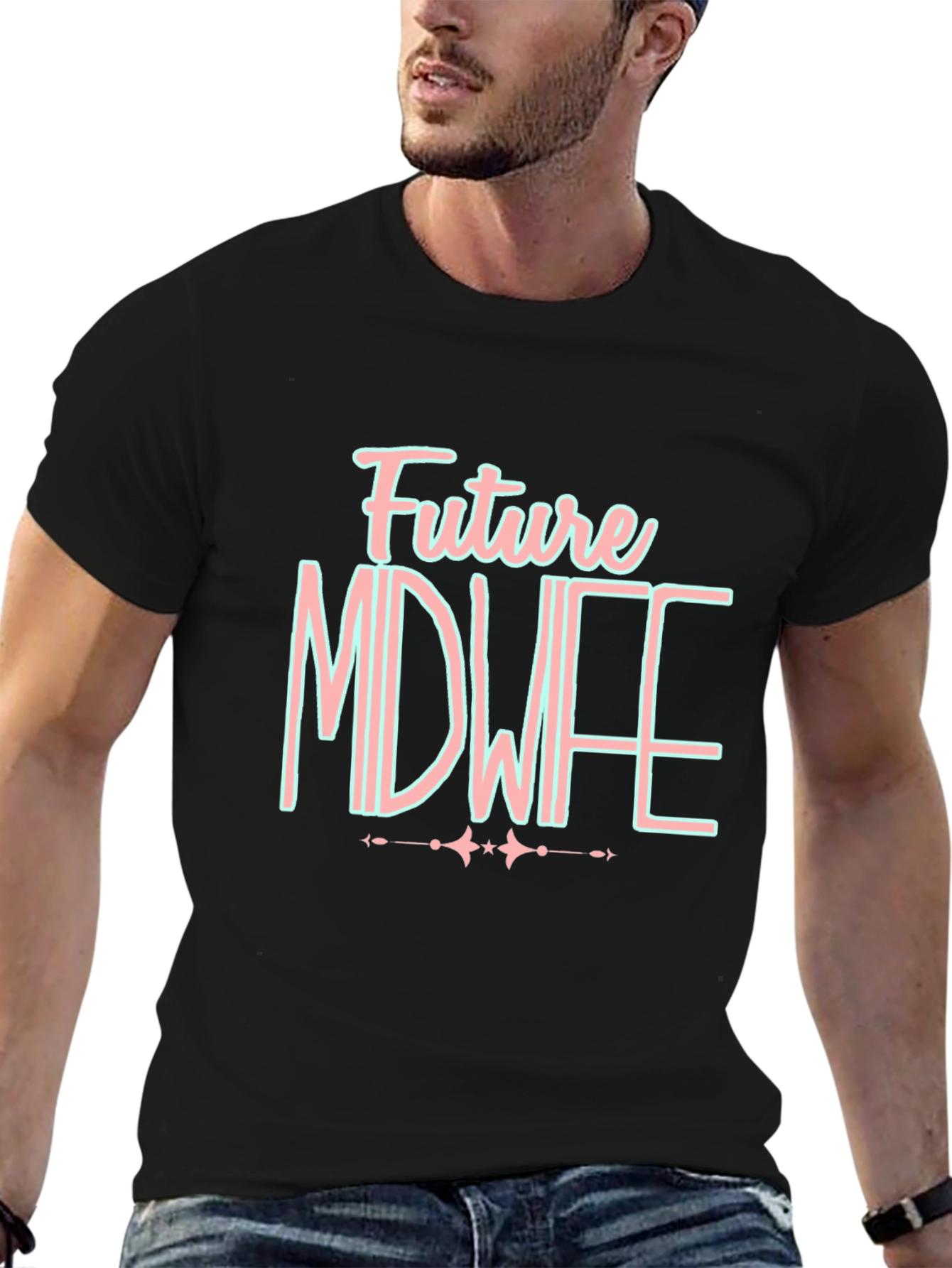 Future Midwife T-Shirt - Black Cotton Tee