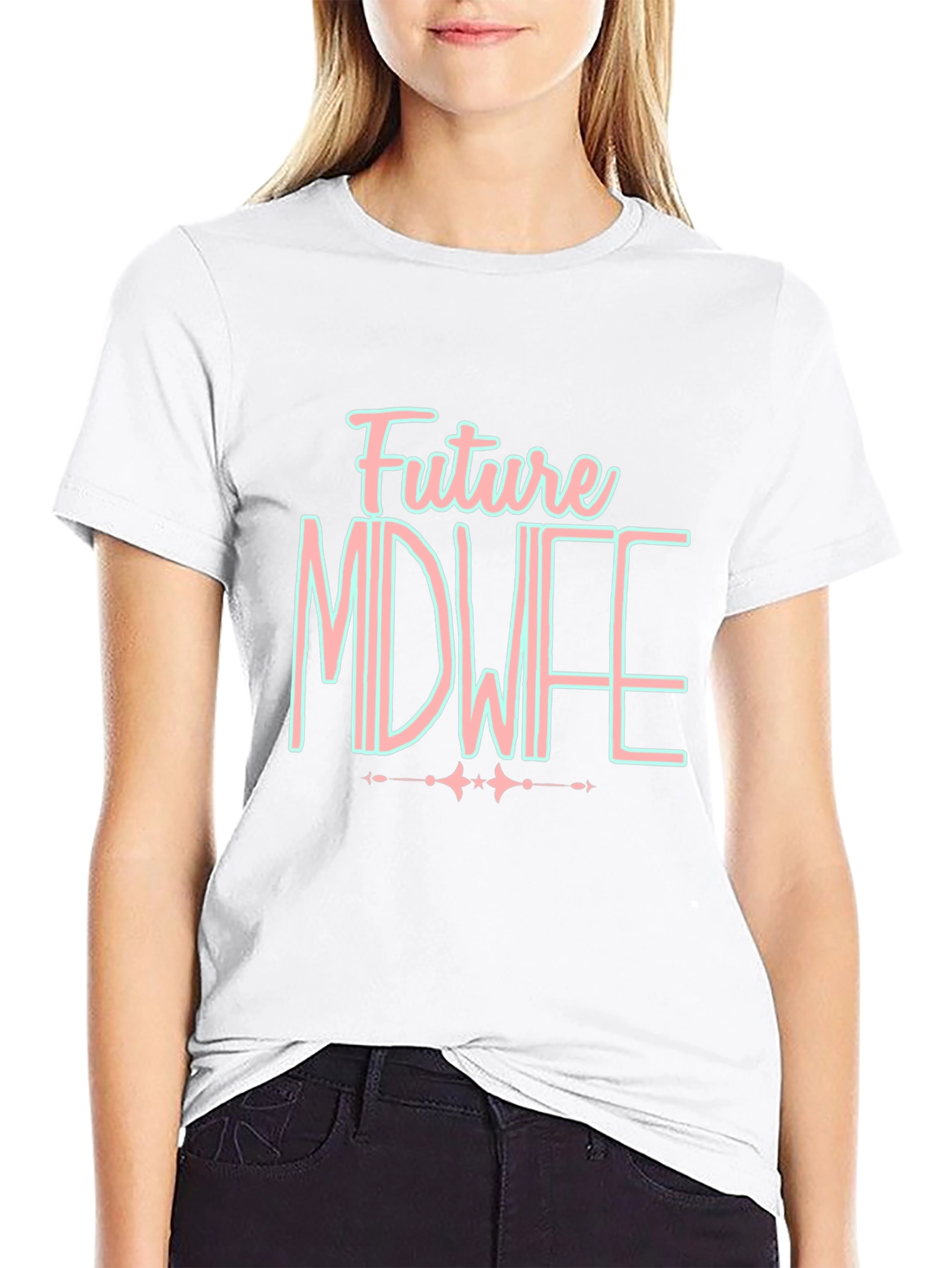 Future Midwife T-Shirt - Black Cotton Tee