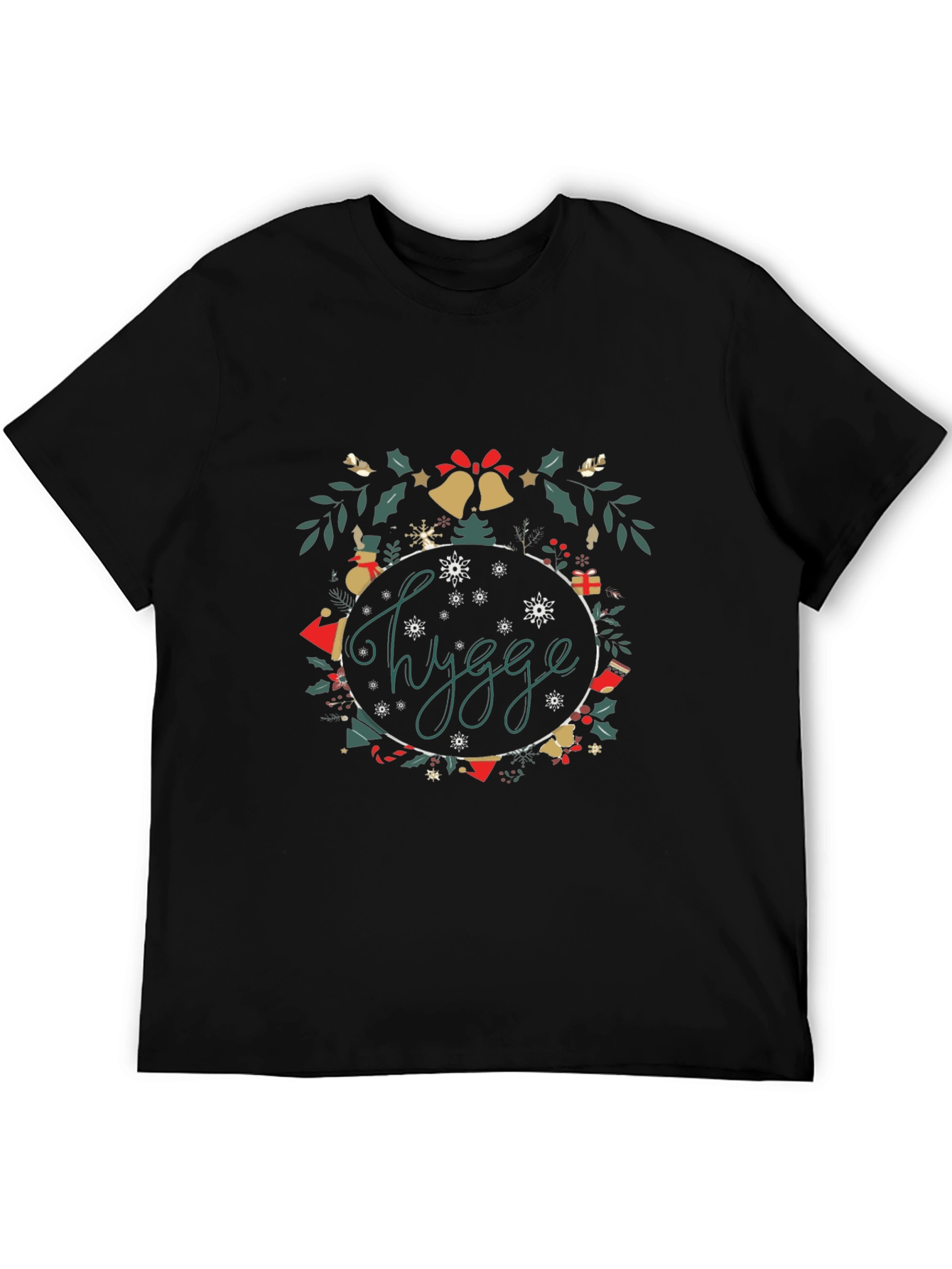 Holiday Hygge Wreath Graphic Tee