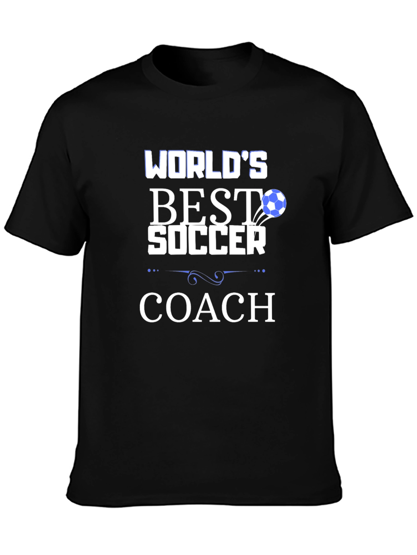 Worlds Best Soccer Coach Graphic T-Shirt