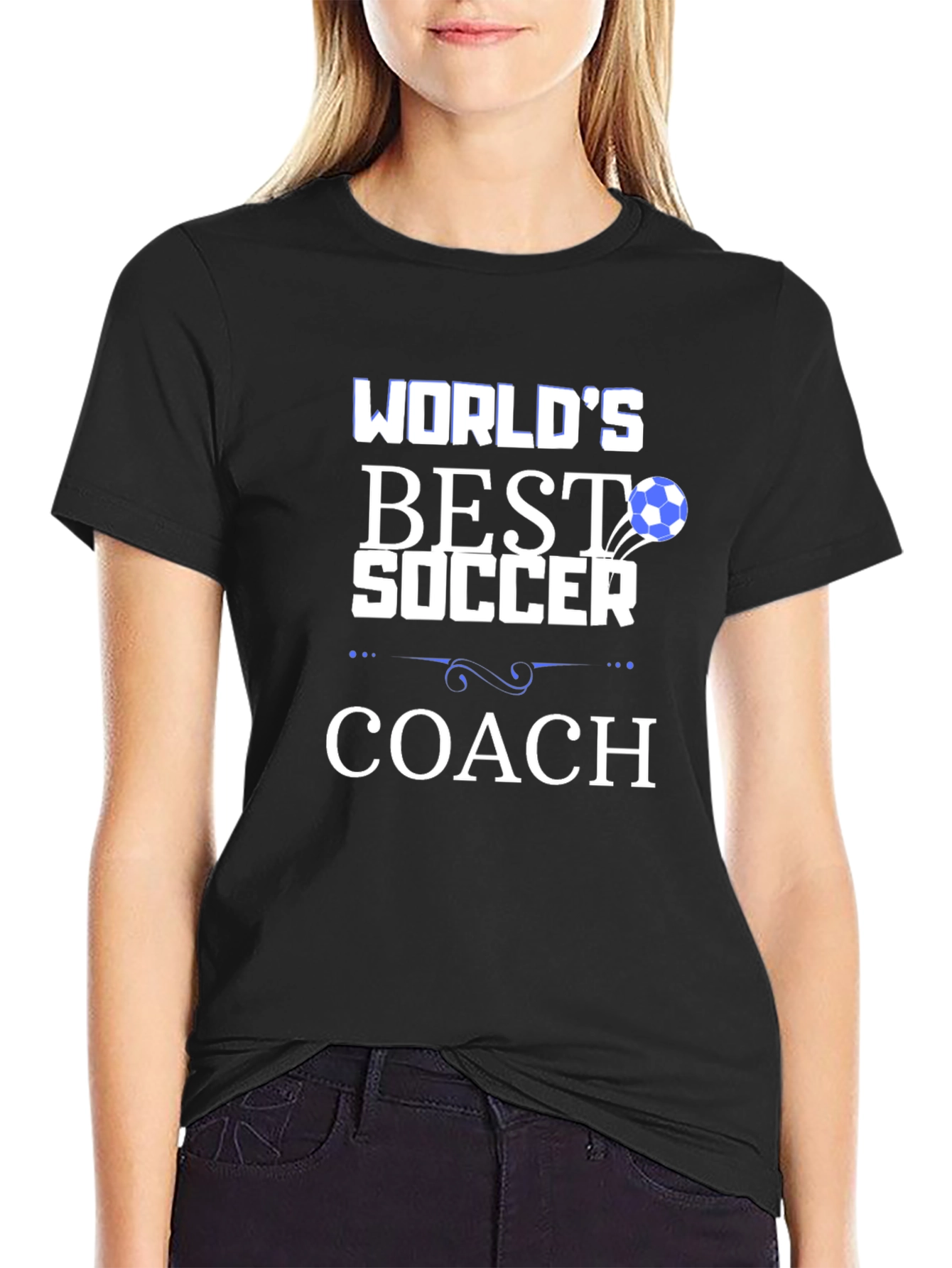 Worlds Best Soccer Coach Graphic T-Shirt