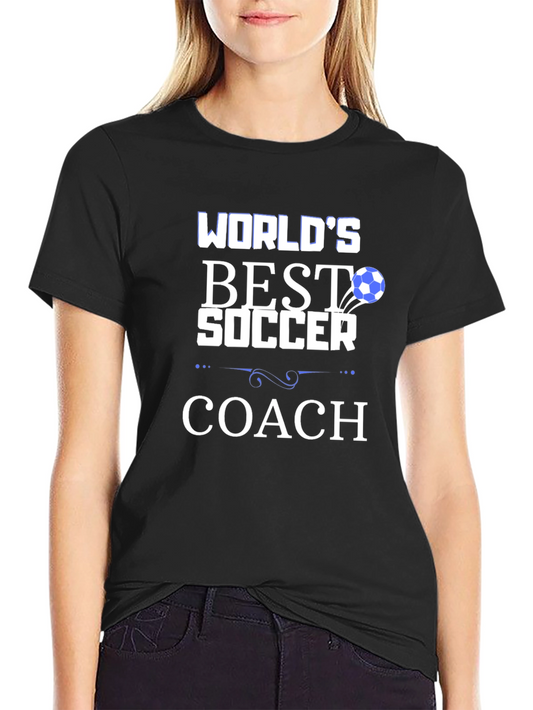 Worlds Best Soccer Coach Graphic T-Shirt