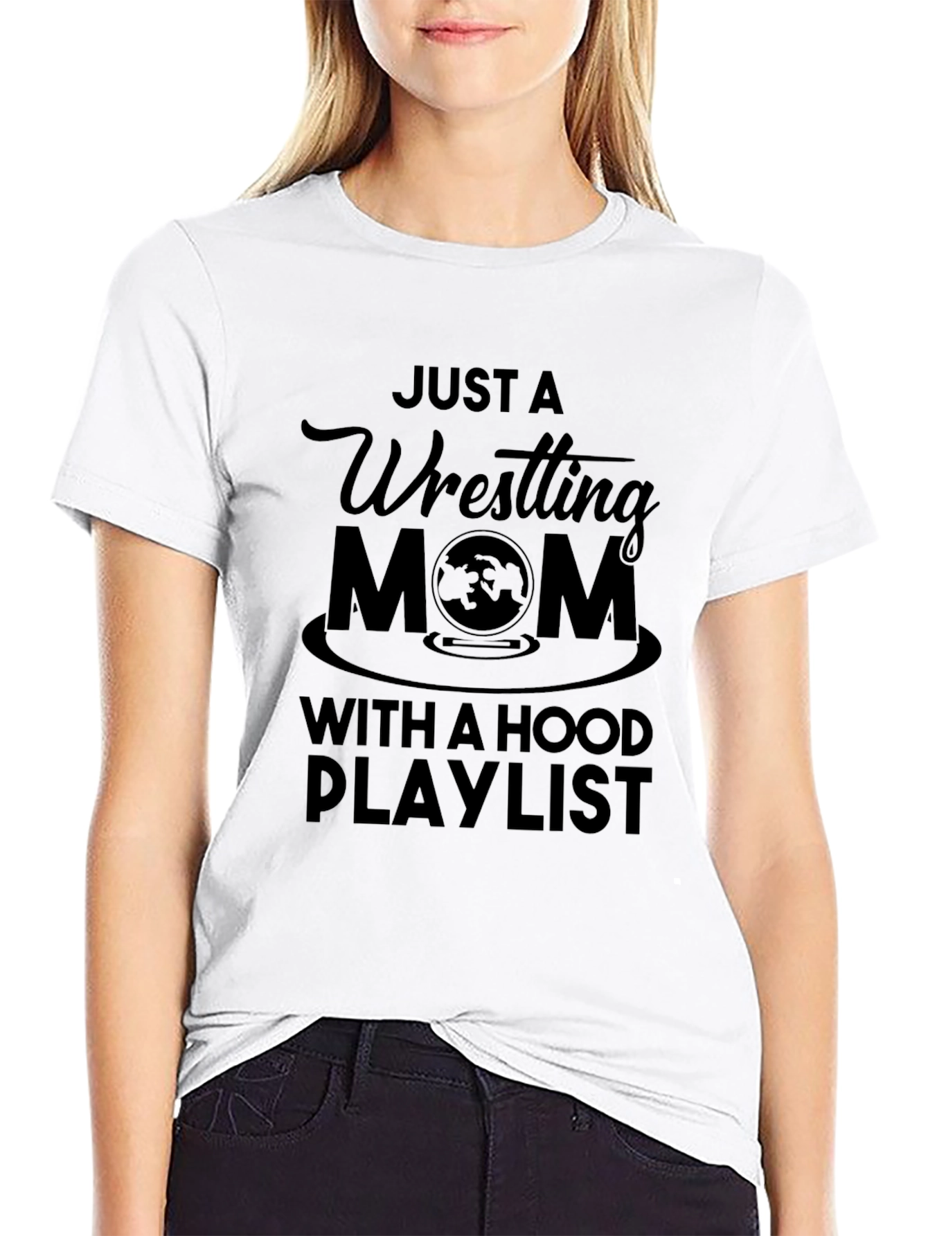 Wrestling Mom T-Shirt - Hood Playlist