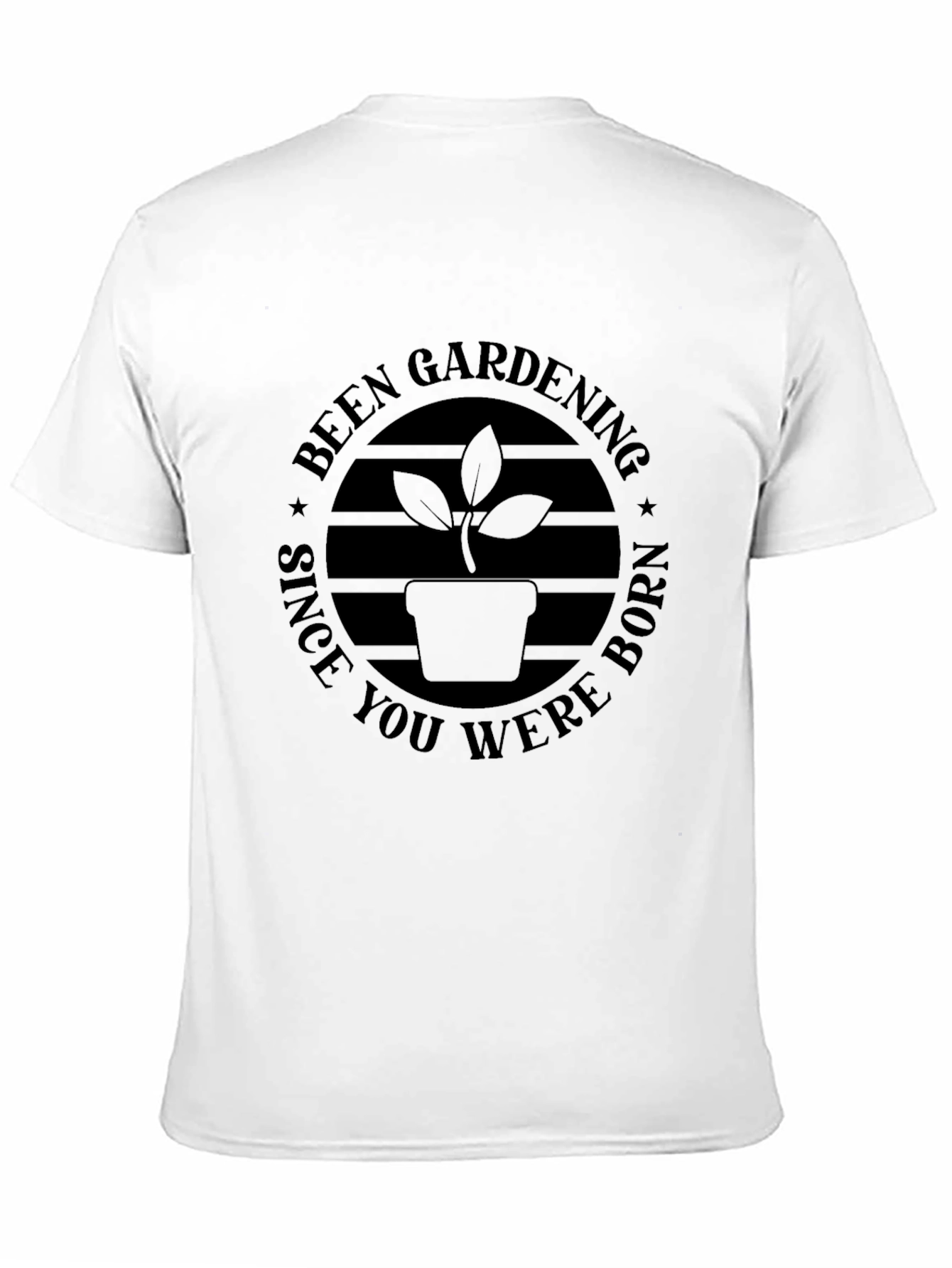 Gardening Since You Were Born Black T-Shirt