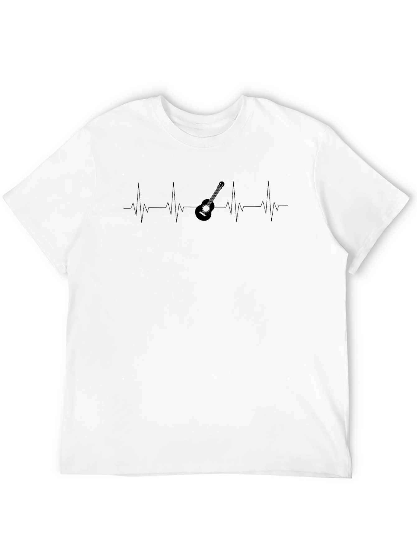 Ukulele Heartbeat T-Shirt - Music Lover Tee