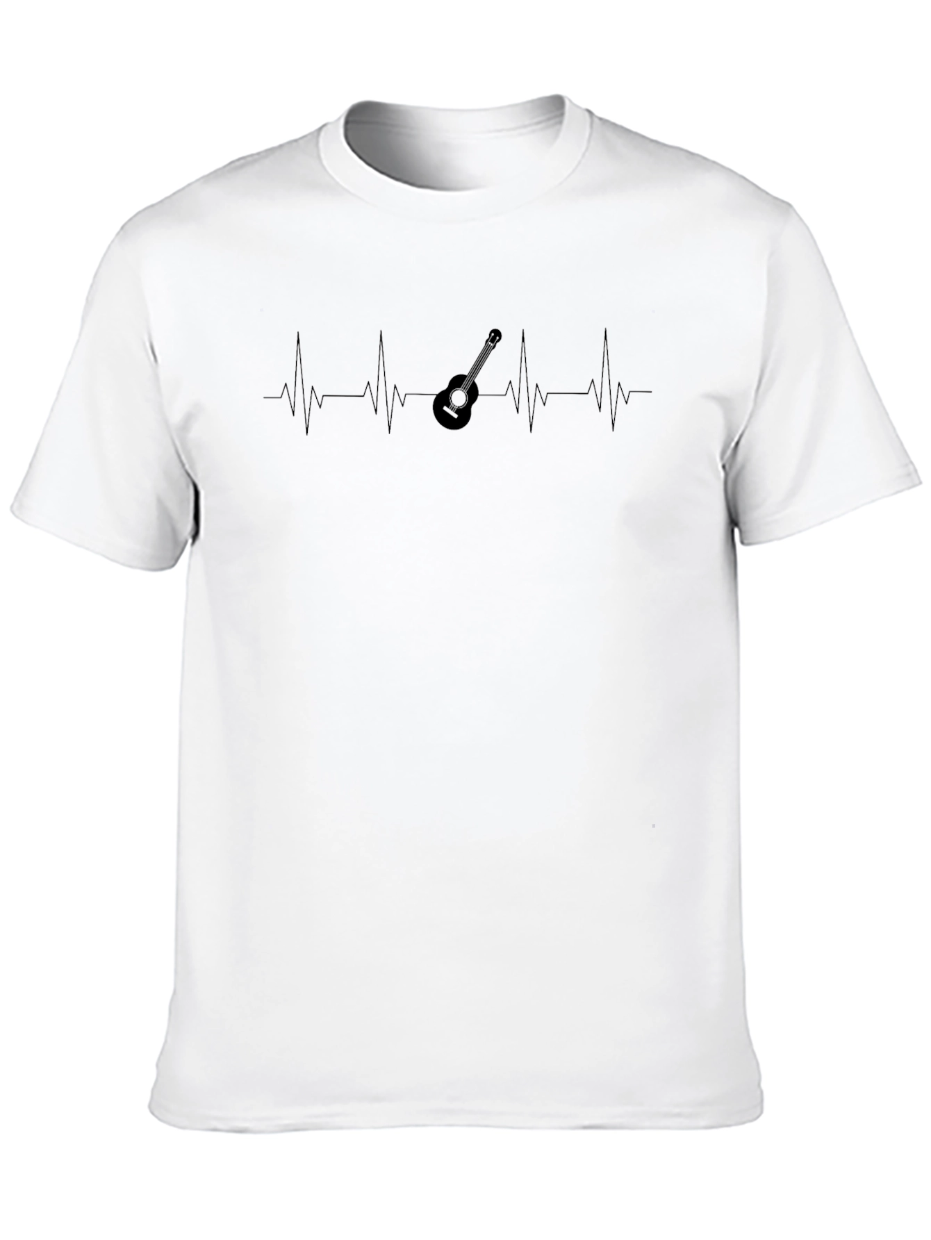 Ukulele Heartbeat T-Shirt - Music Lover Tee