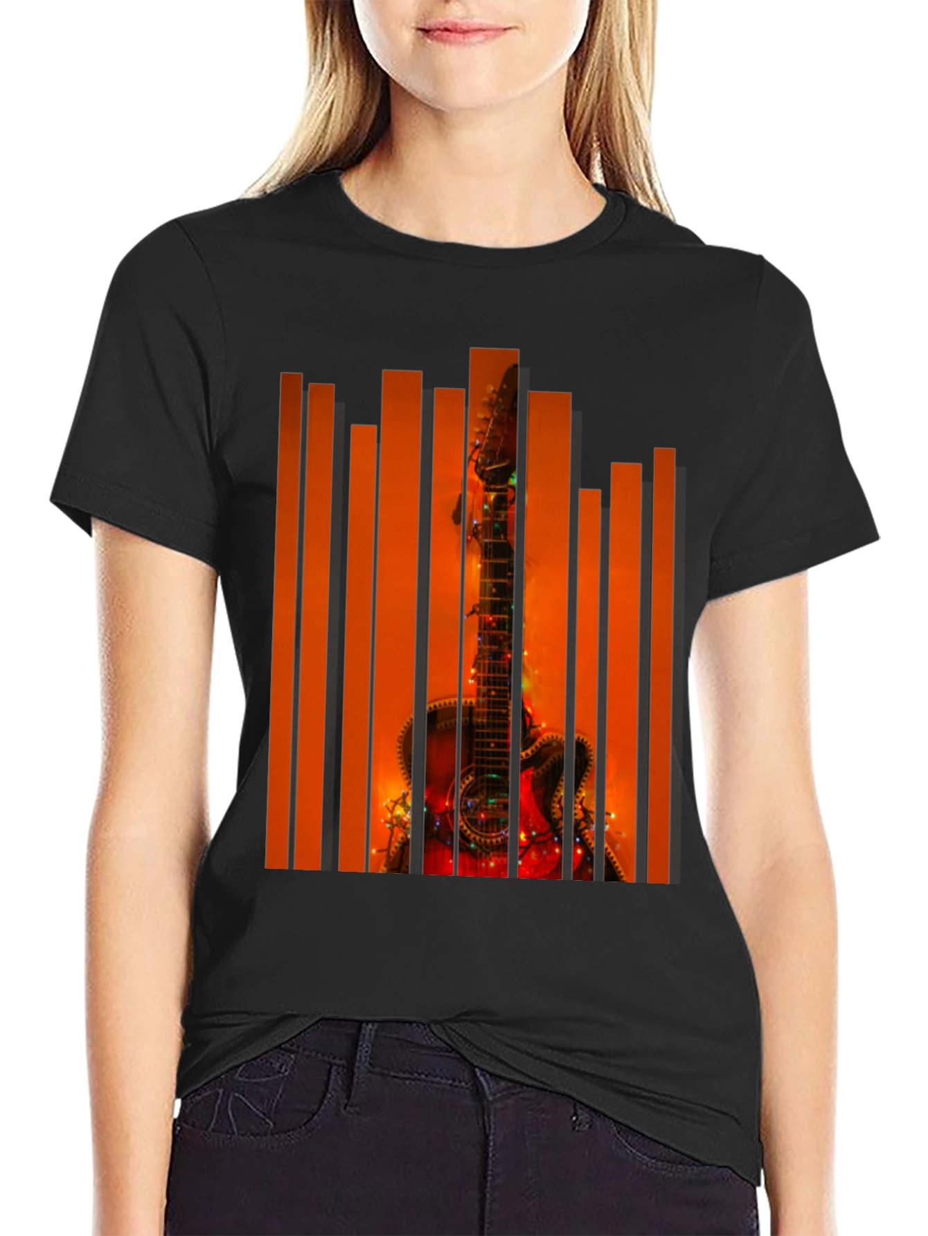 Guitar Graphic T-Shirt - Unique Music Lover Tee