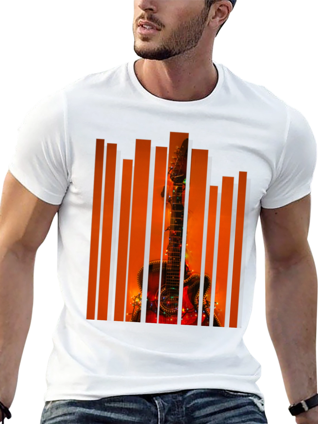 Guitar Graphic T-Shirt - Unique Music Lover Tee