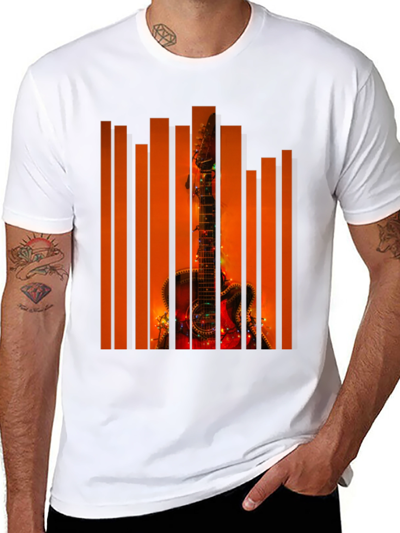 Guitar Graphic T-Shirt - Unique Music Lover Tee